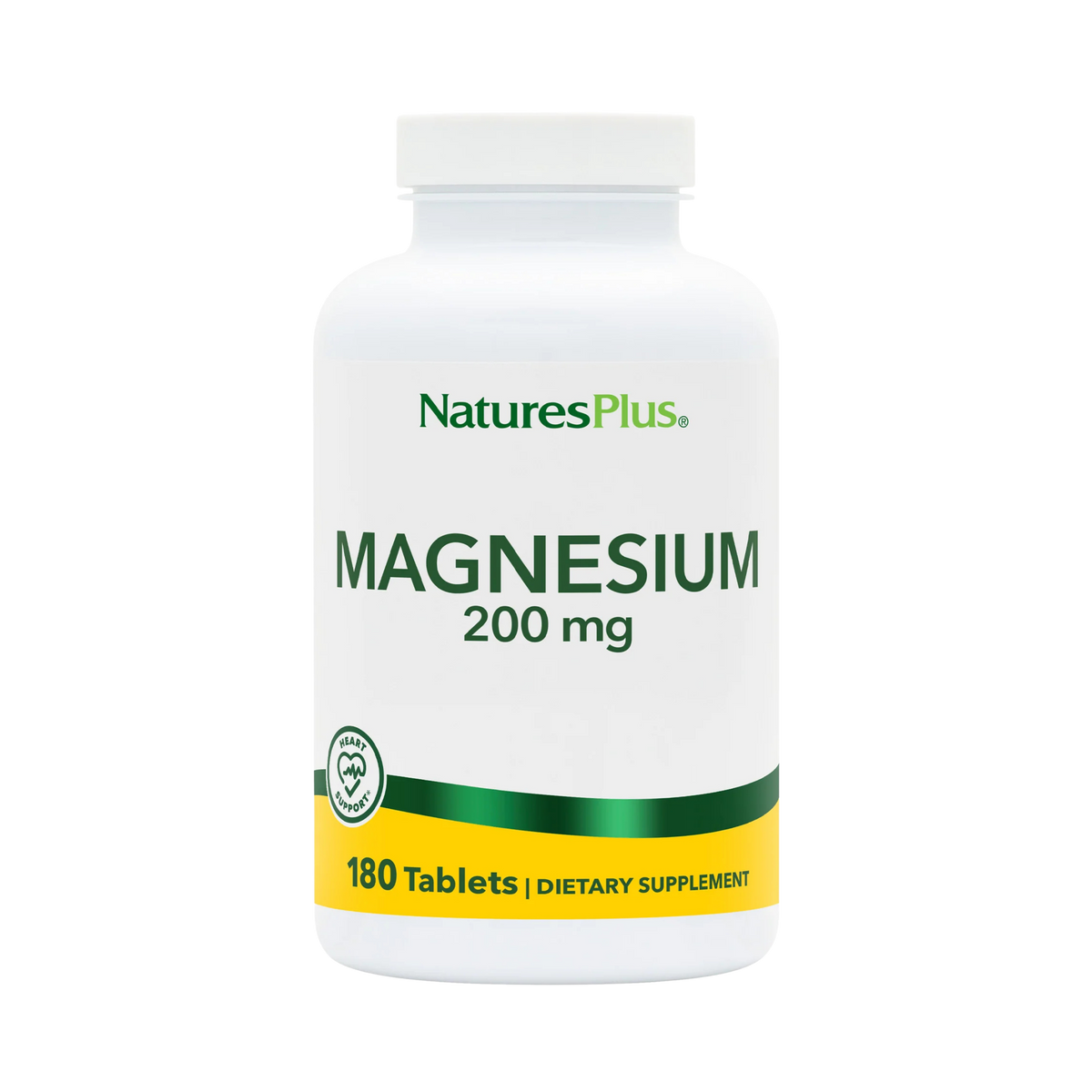 NaturesPlus, Magnesium, 200 Mg, 180 Tablets