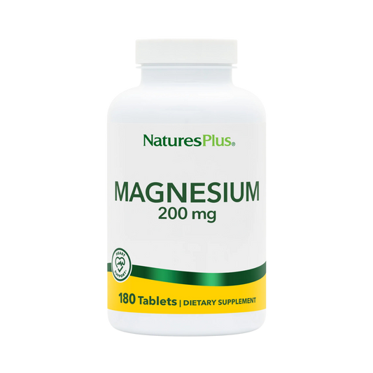 NaturesPlus, Magnesium, 200 Mg, 180 Tablets