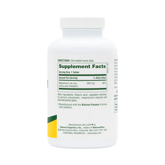 NaturesPlus, Magnesium, 200 Mg, 180 Tablets