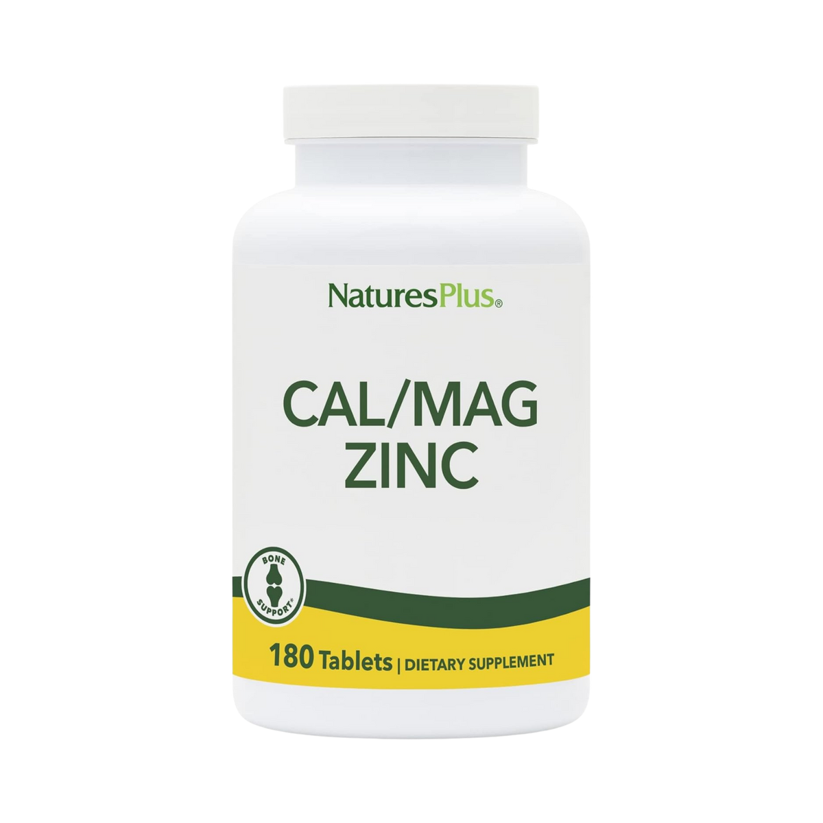 NaturesPlus, Cal/Mag Zinc, 180 Tablets