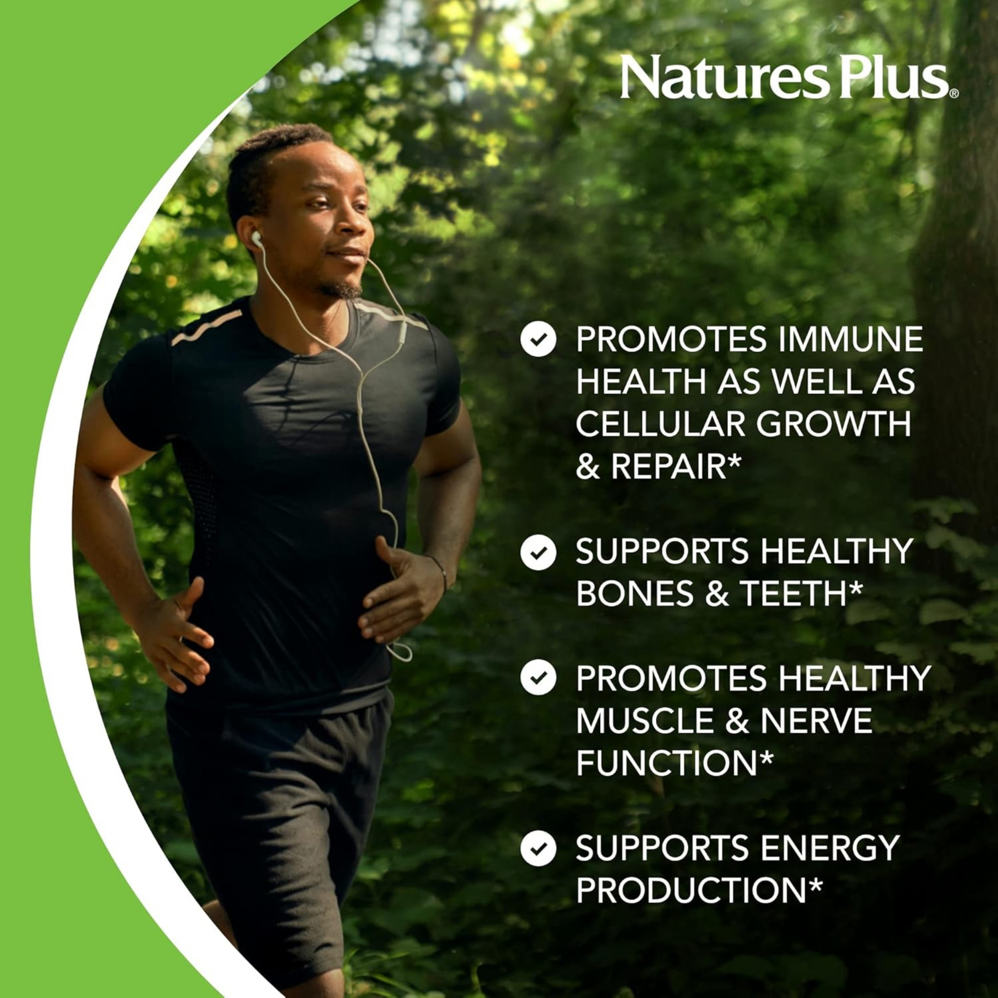 NaturesPlus, Cal/Mag Zinc, 180 Tablets
