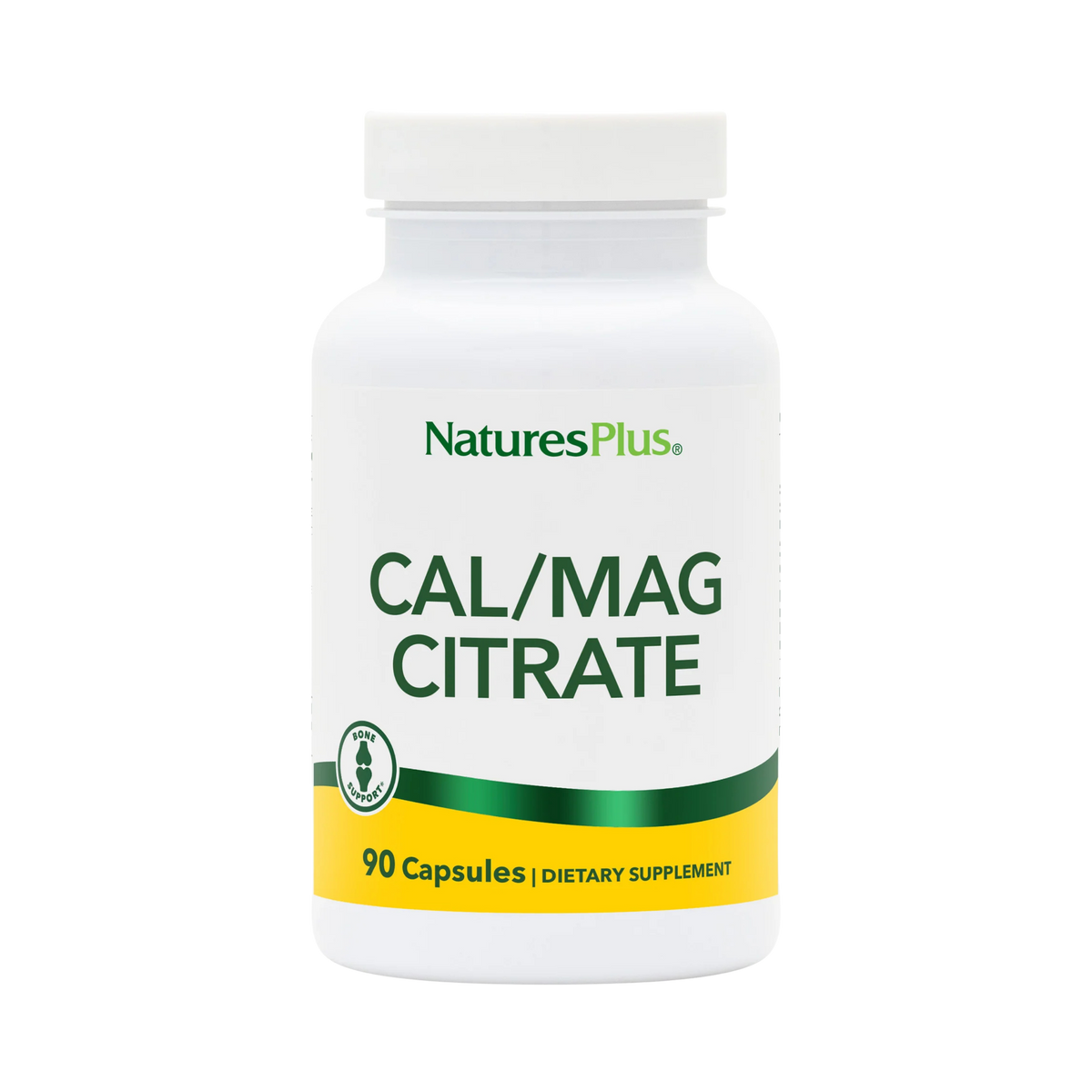 NaturesPlus, Cal/Mag Citrate, 90 Capsules