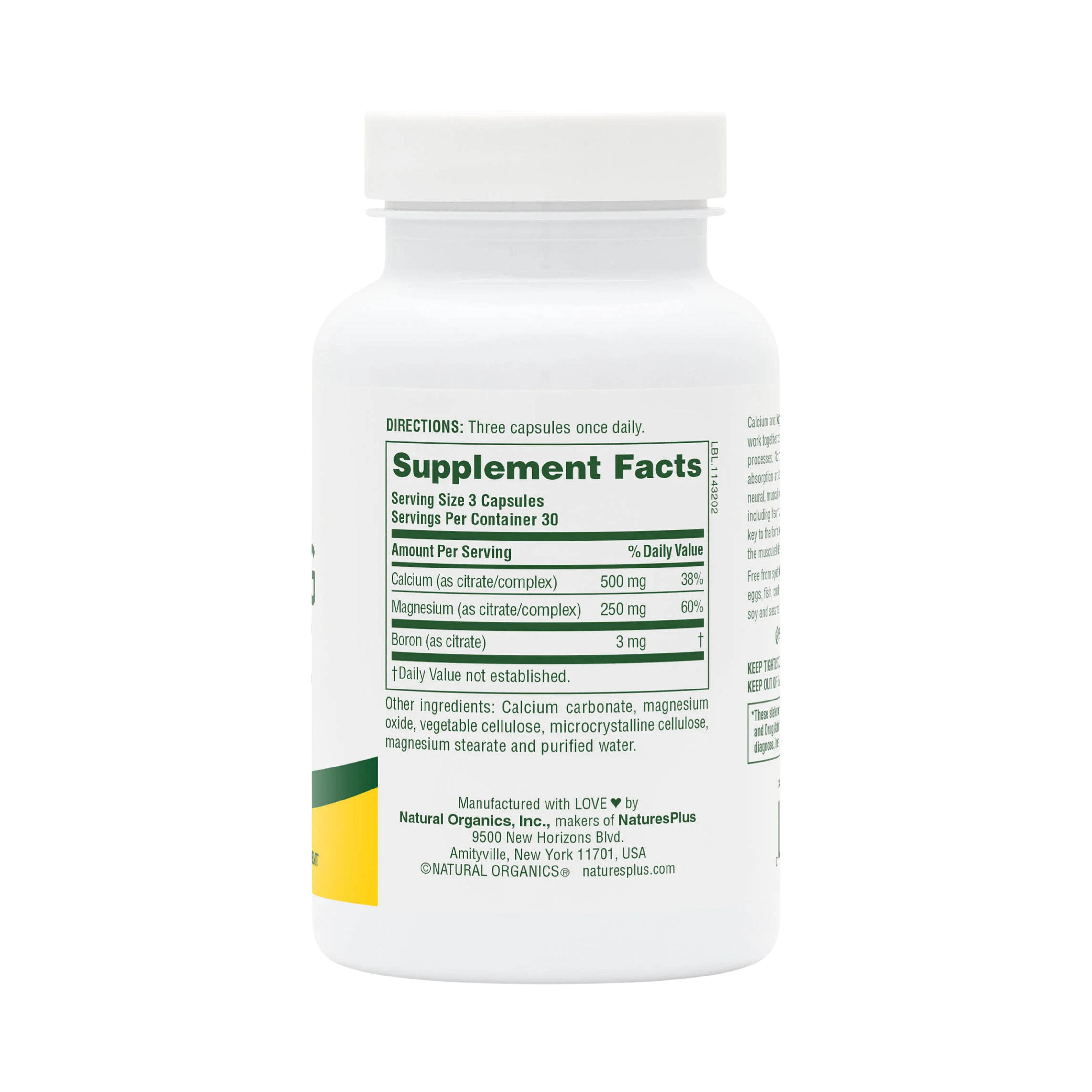 NaturesPlus, Cal/Mag Citrate, 90 Capsules