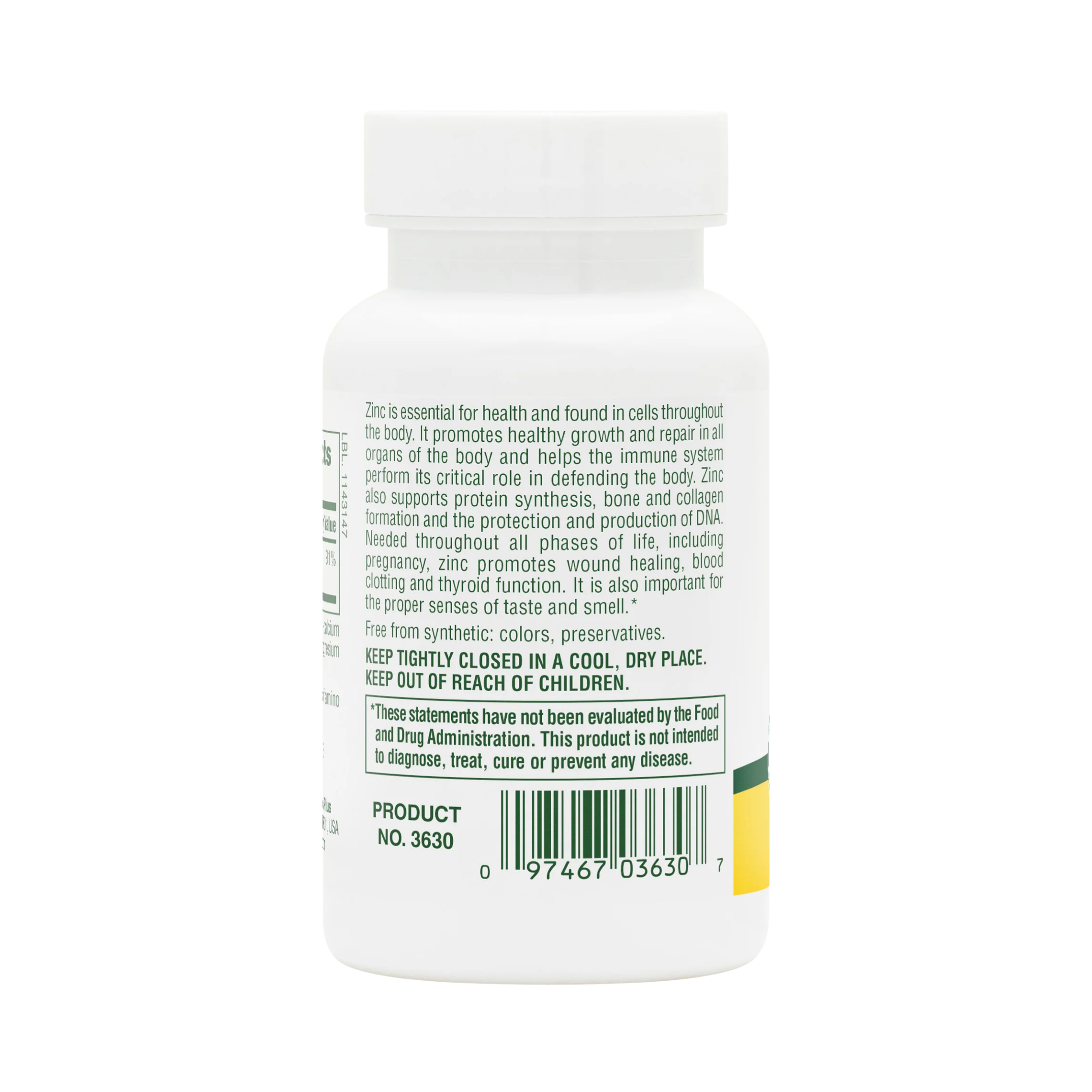 NaturesPlus, Zinc, 10 Mg, 90 Tablets