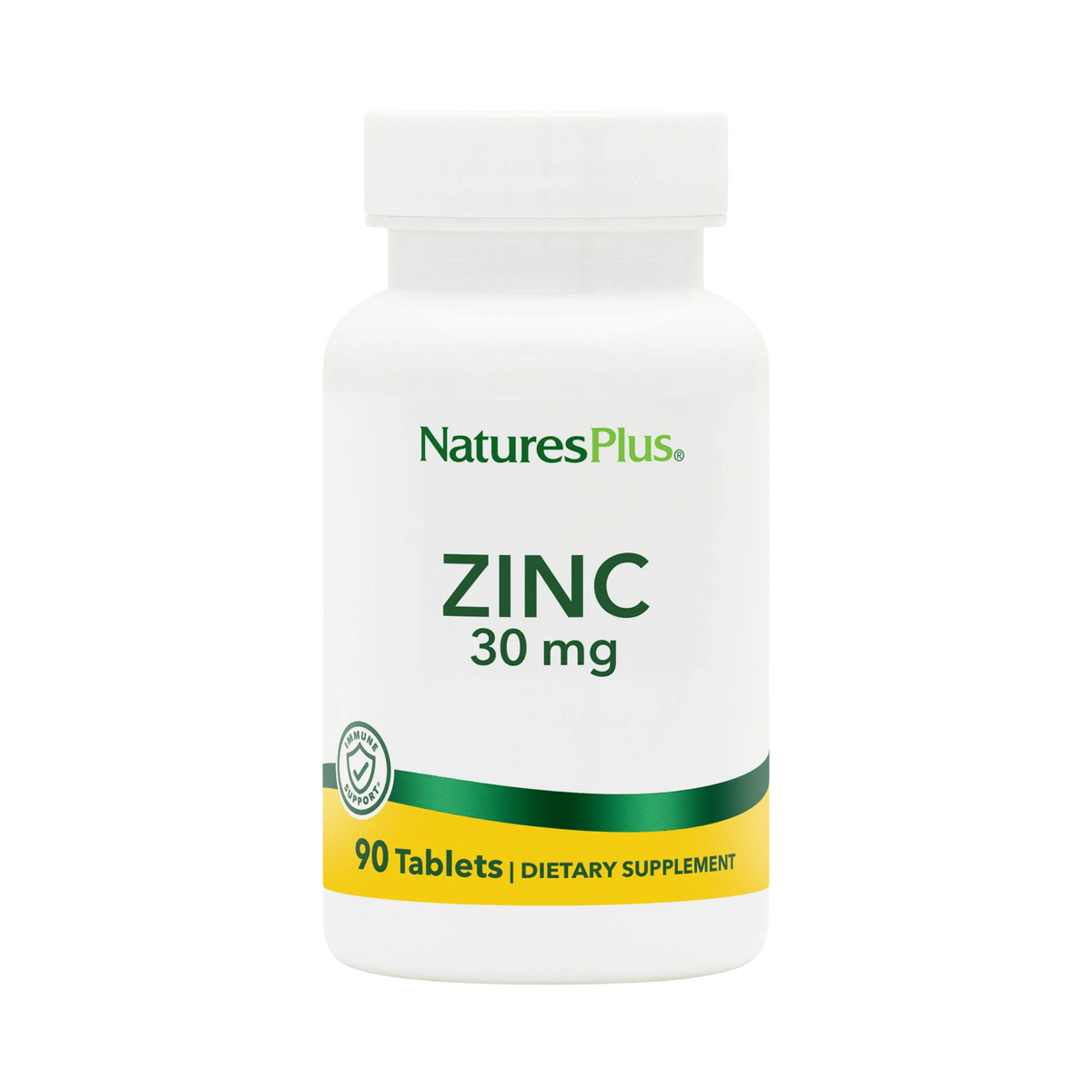 NaturesPlus, Zinc, 30 Mg, 90 Tablets