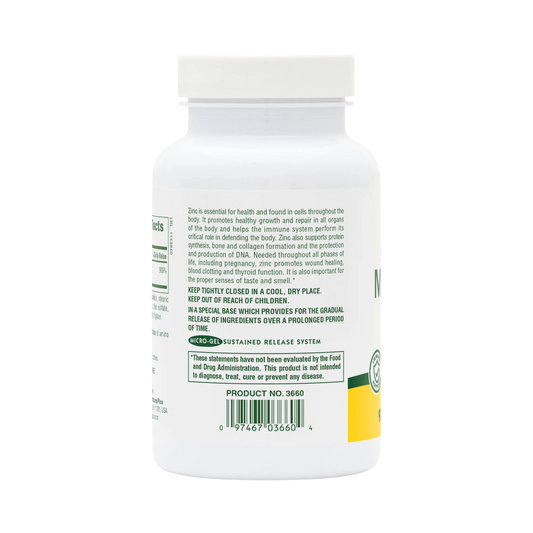 NaturesPlus, Sustained Release Mega Zinc, 100 Mg, 90 Tablets