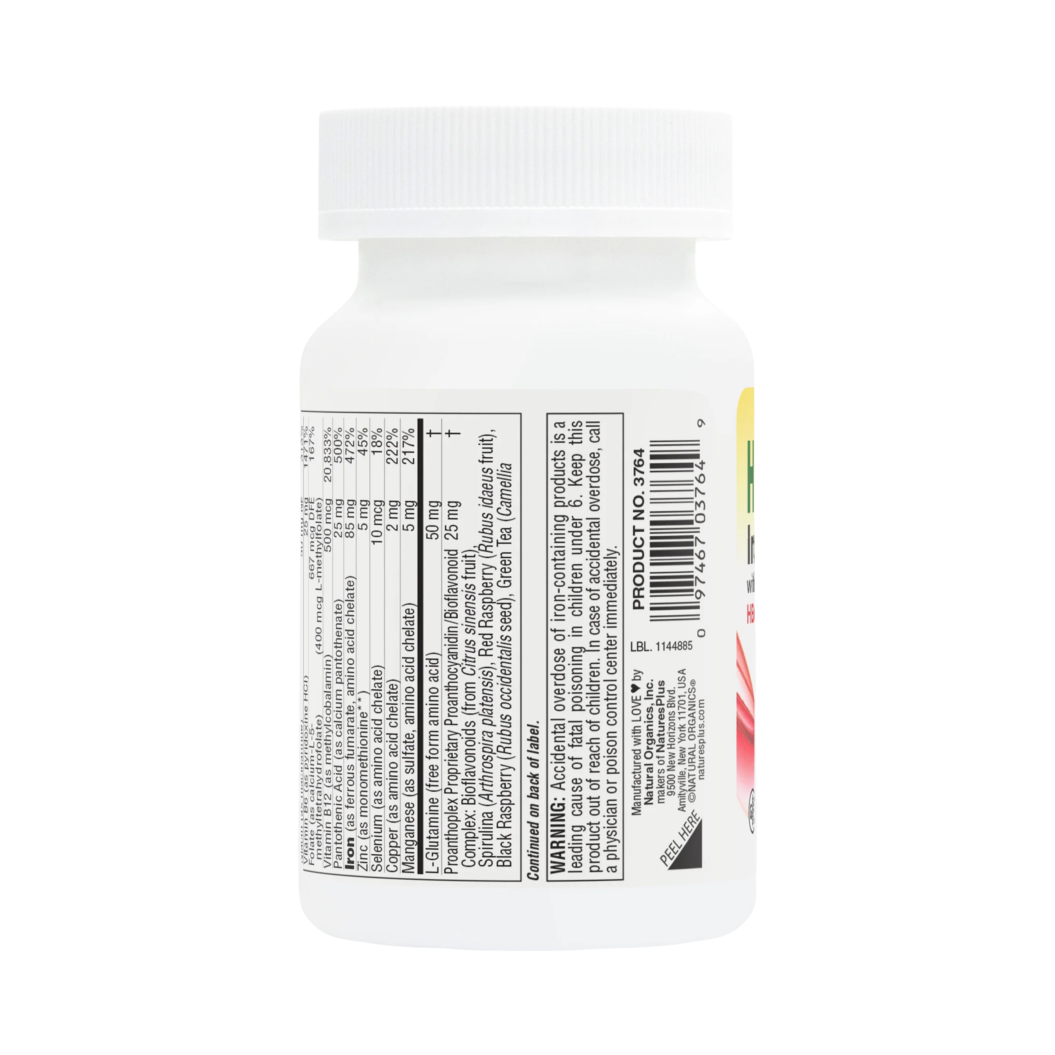 NaturesPlus, Hema-Plex, Iron with Essential Nutrients, 60 Slow Release Mini Tablets