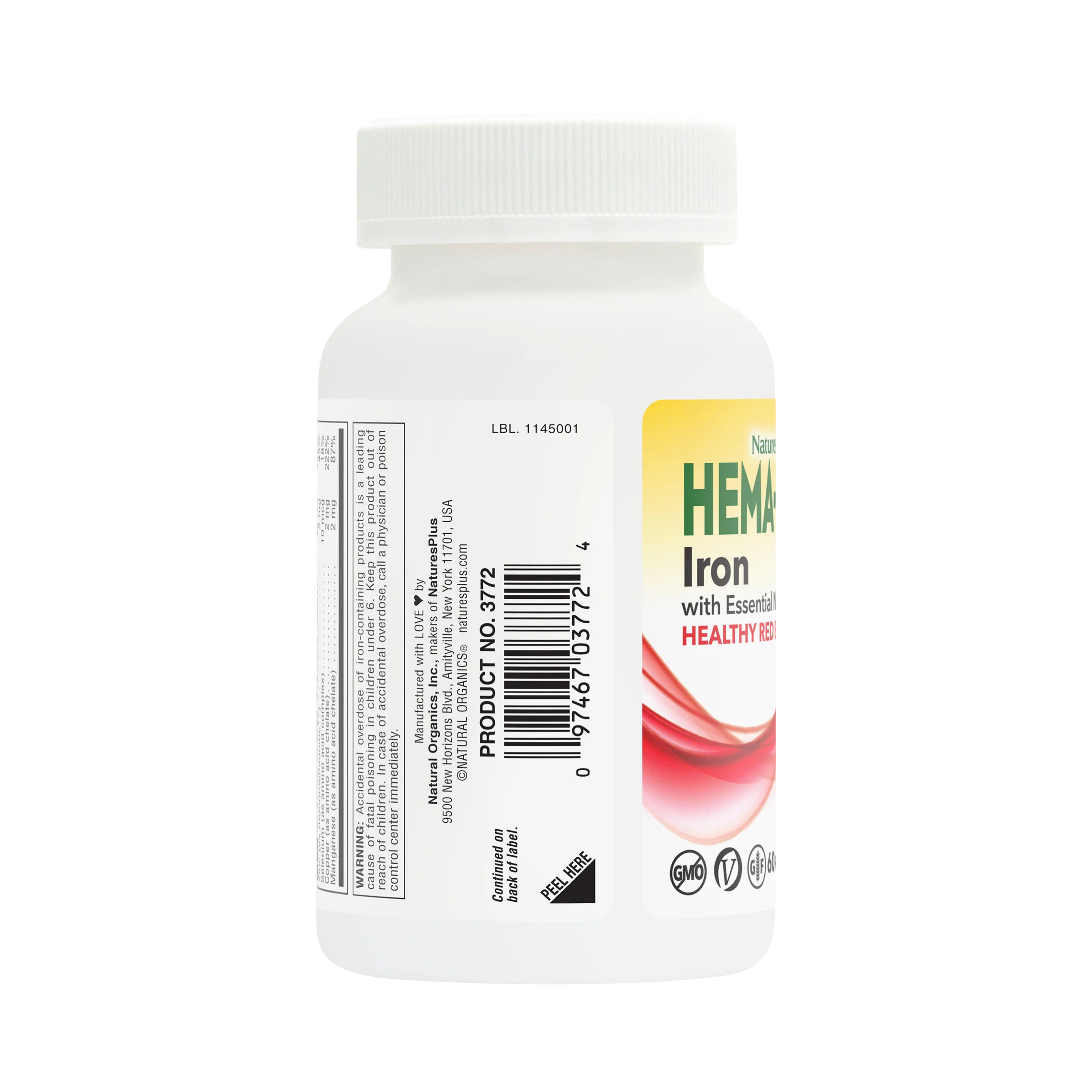 NaturesPlus, Hema-Plex, 60 Fast-Acting Capsules