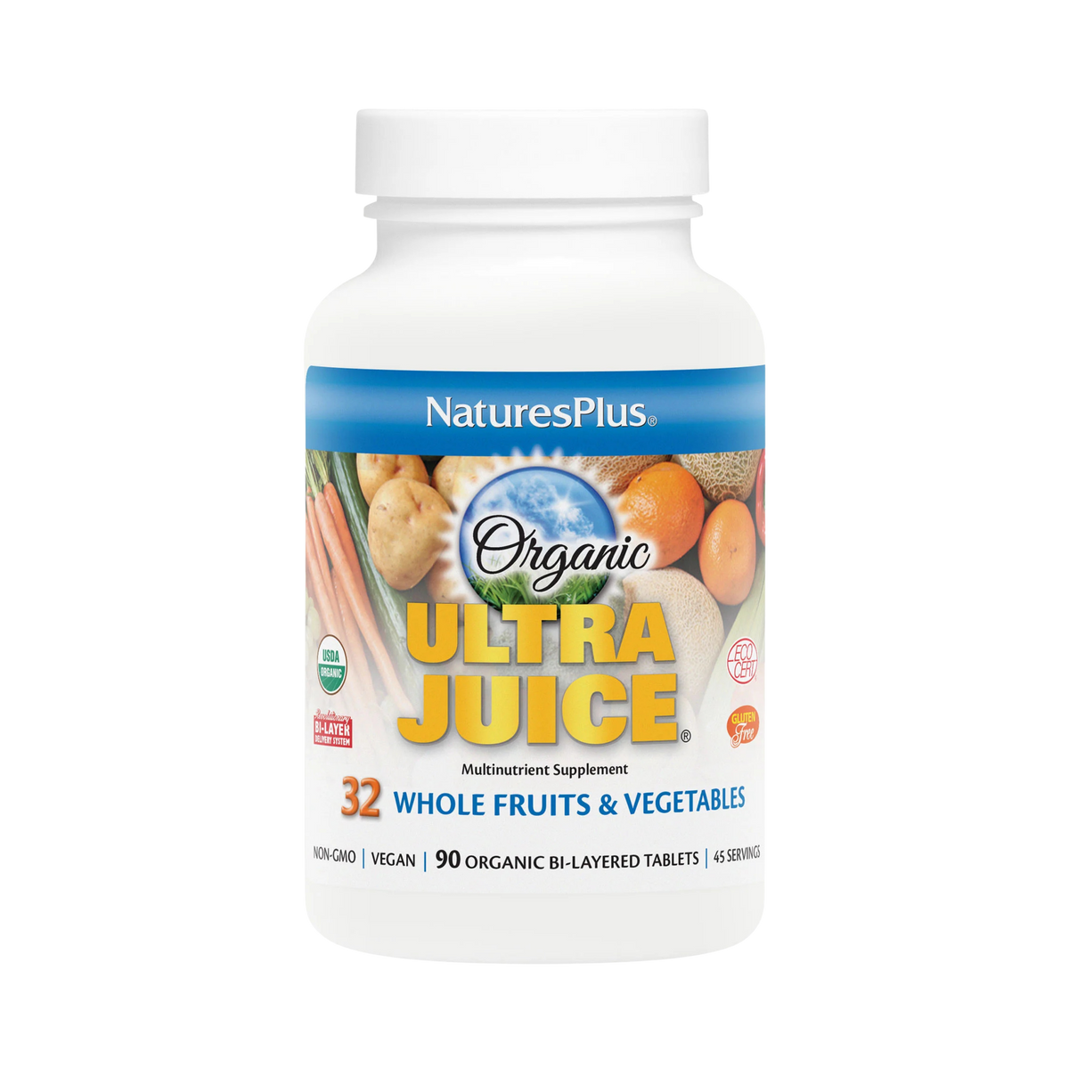 NaturesPlus, Ultra Juice Multivitamin, 90 Vegetarian Tablets