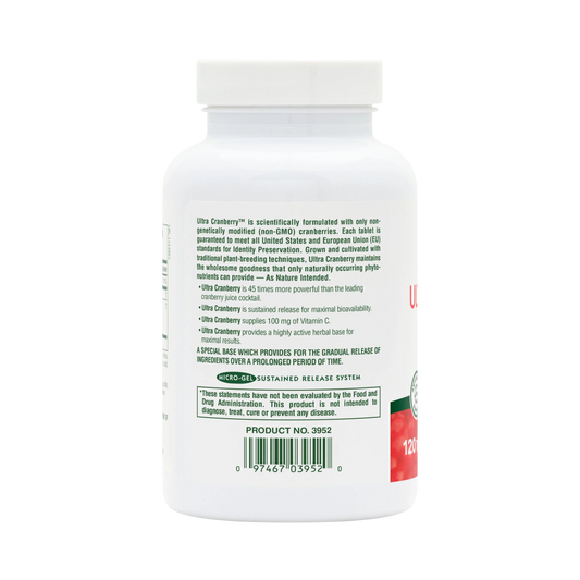 NaturesPlus, Sustained Release Ultra Cranberry with Vitamin C, 120 Tablets