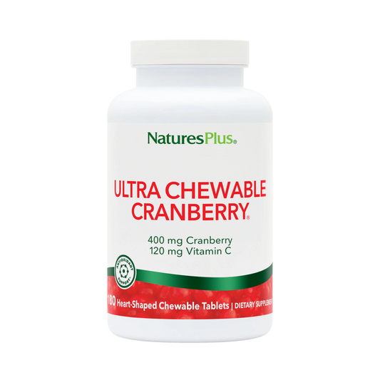 NaturesPlus, Ultra Chewable Cranberry, 180 Chewables