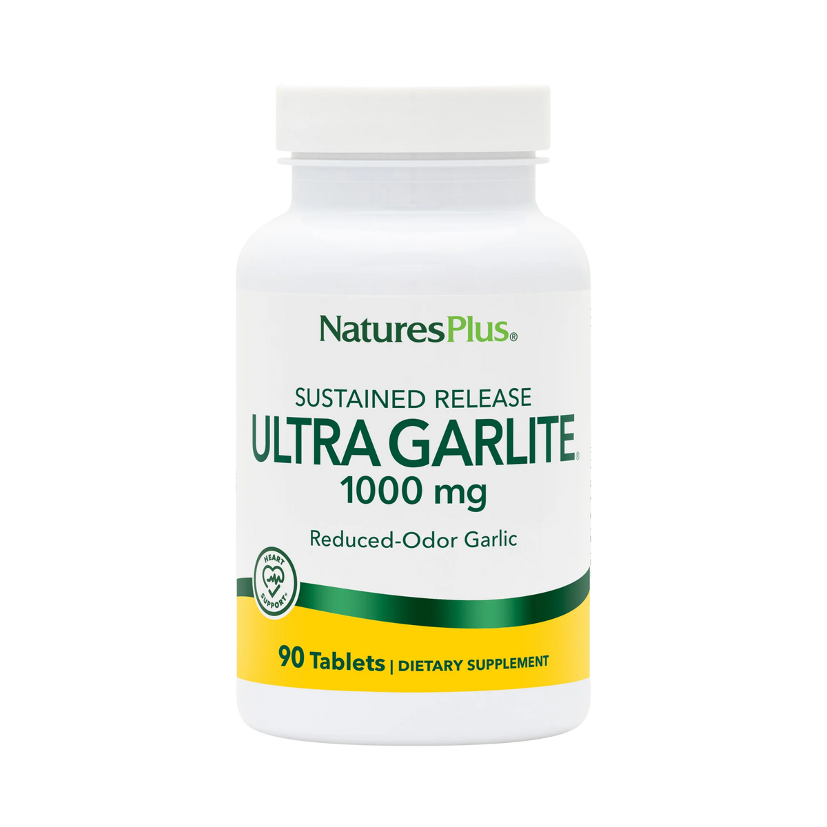 NaturesPlus, Sustained Release Ultra Garlite, 1000 Mg, 90 Tablets