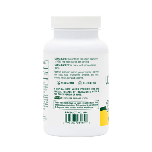 NaturesPlus, Sustained Release Ultra Garlite, 1000 Mg, 90 Tablets