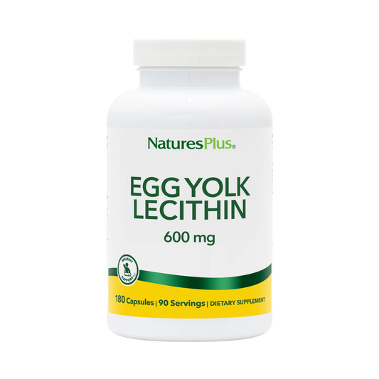 NaturesPlus, Egg Yolk Lecithin, 180 Capsules
