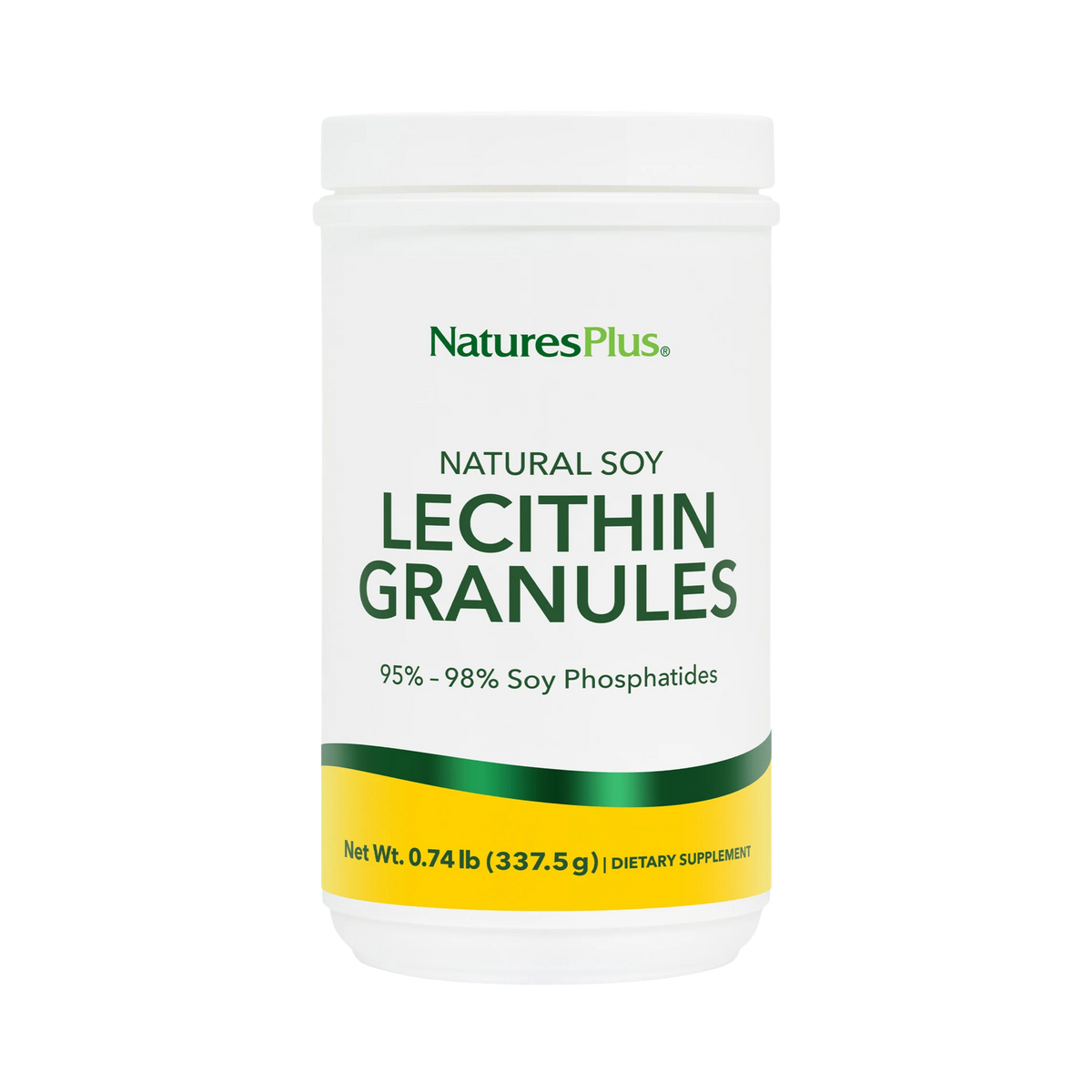 NaturesPlus, Natural Soy Lecithin Granules, 0.74 Lb