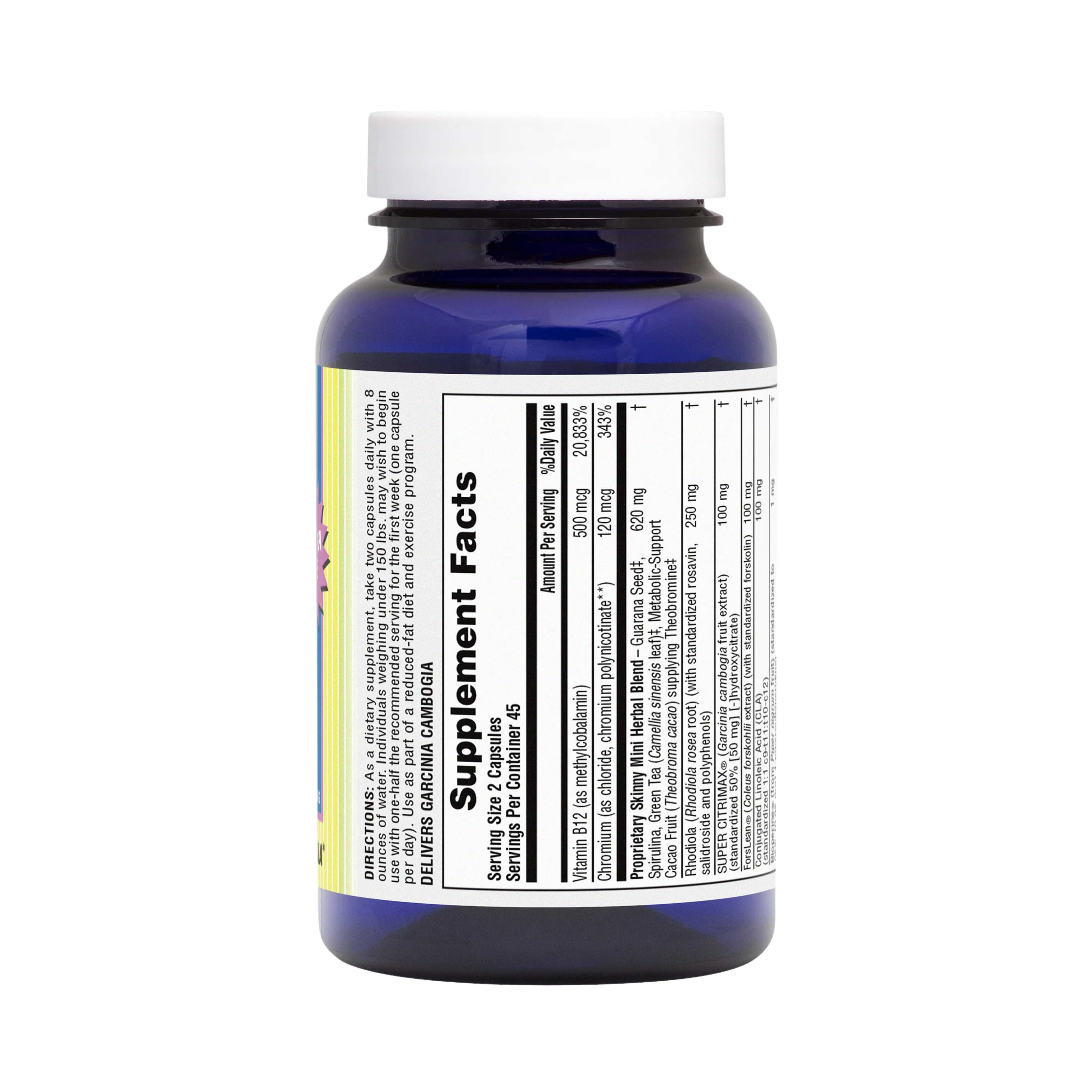 NaturesPlus, Skinny Mini, 90 Vegetarian Capsules