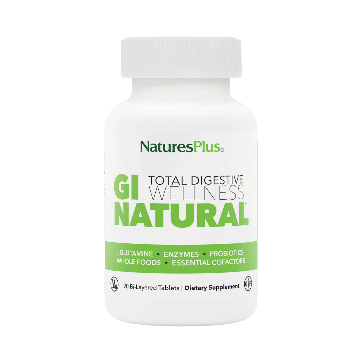 NaturesPlus, Total Digestive Wellness, GI Natural, 90 Tablets