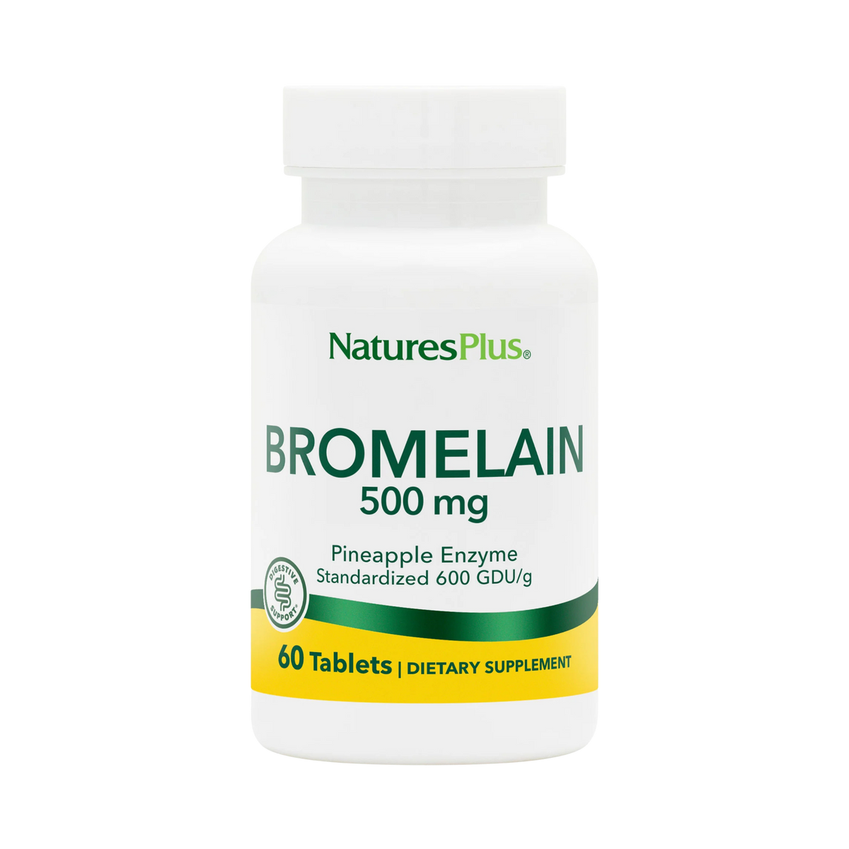 NaturesPlus, Bromelain, 500 Mg, 60 Tablets