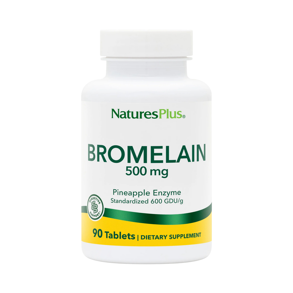NaturesPlus, Bromelain, 500 Mg, 90 Tablets