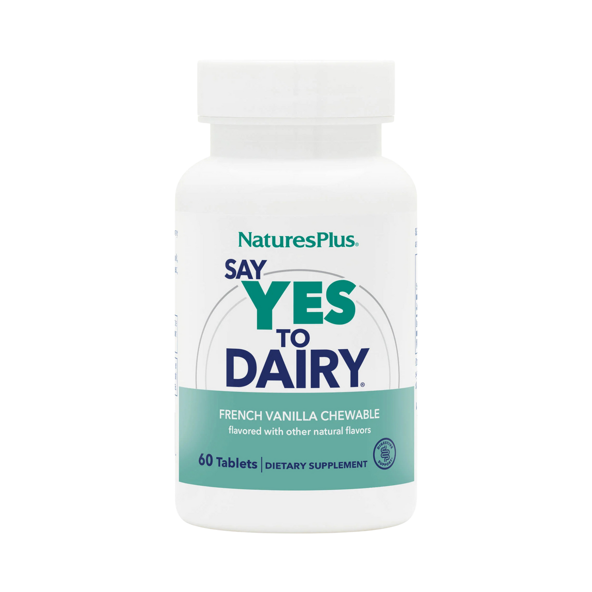 NaturesPlus, Say Yes to Dairy, French Vanilla, 60 Tablets