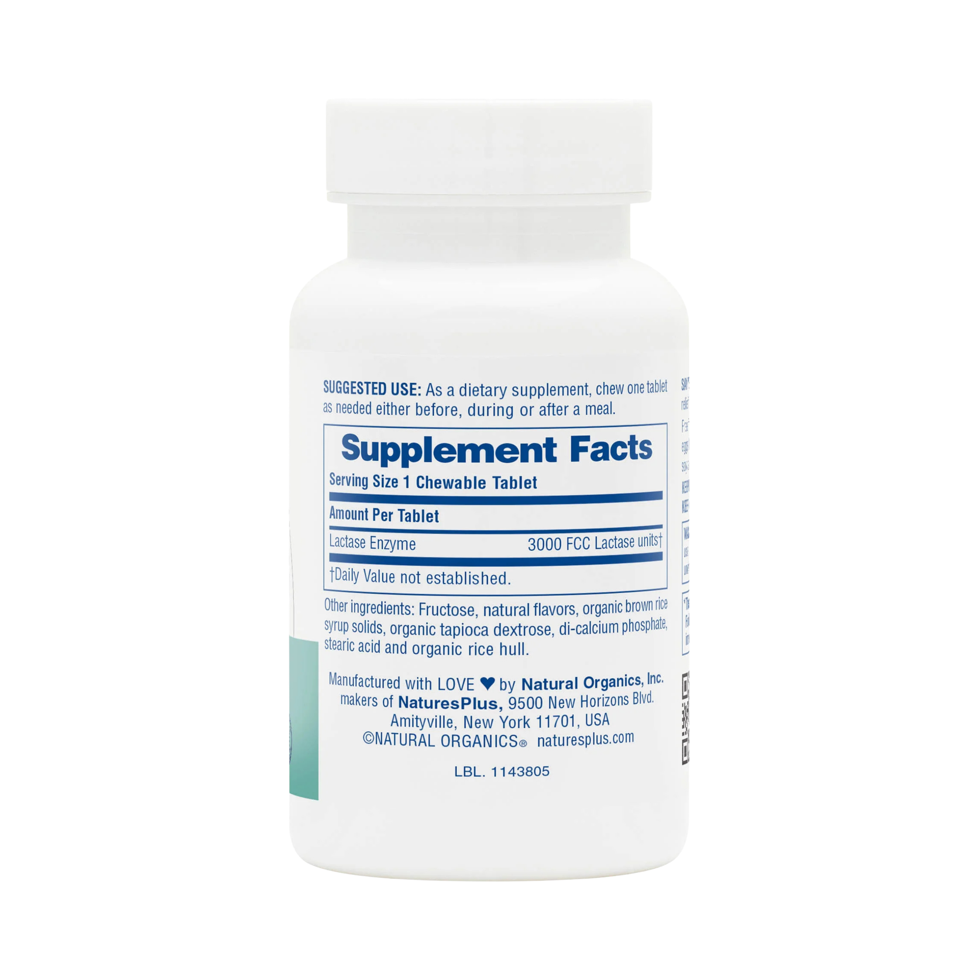NaturesPlus, Say Yes to Dairy, French Vanilla, 60 Tablets