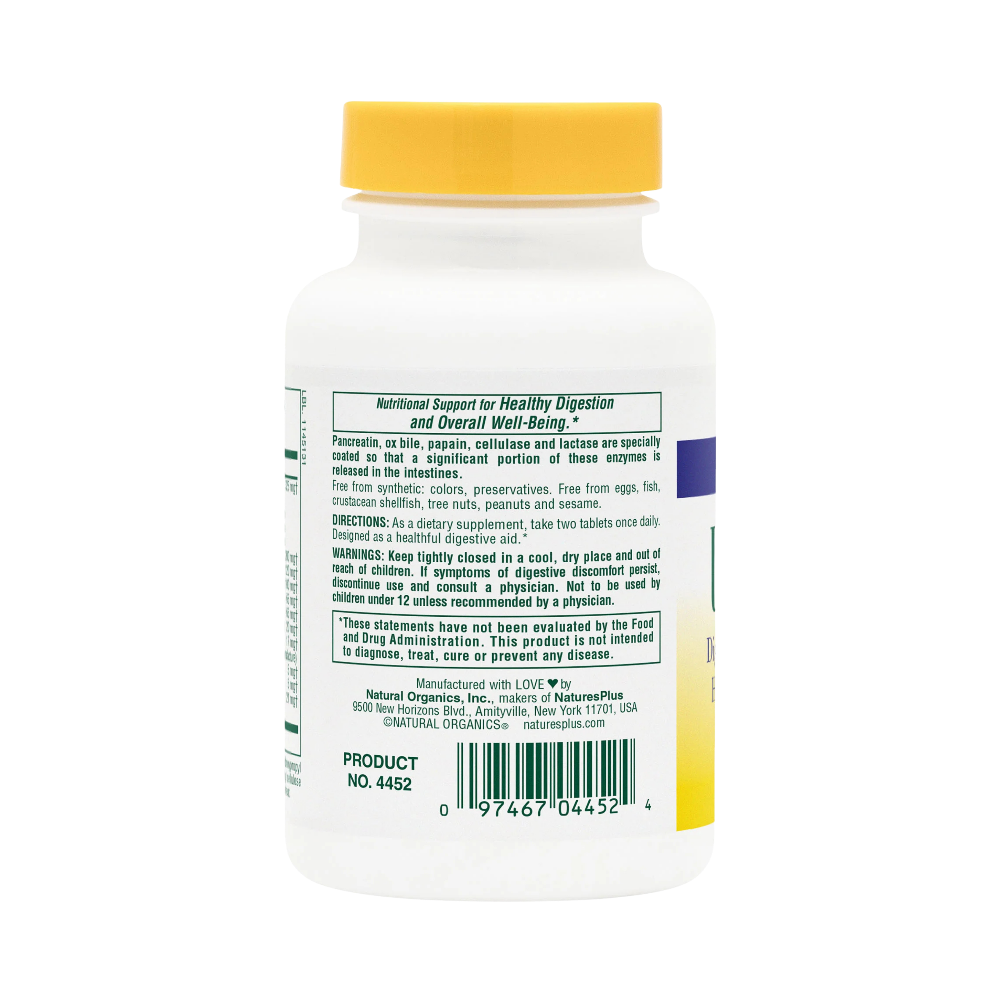 NaturesPlus, Maximum Strength, Ultra-Zyme, 90 Tablets