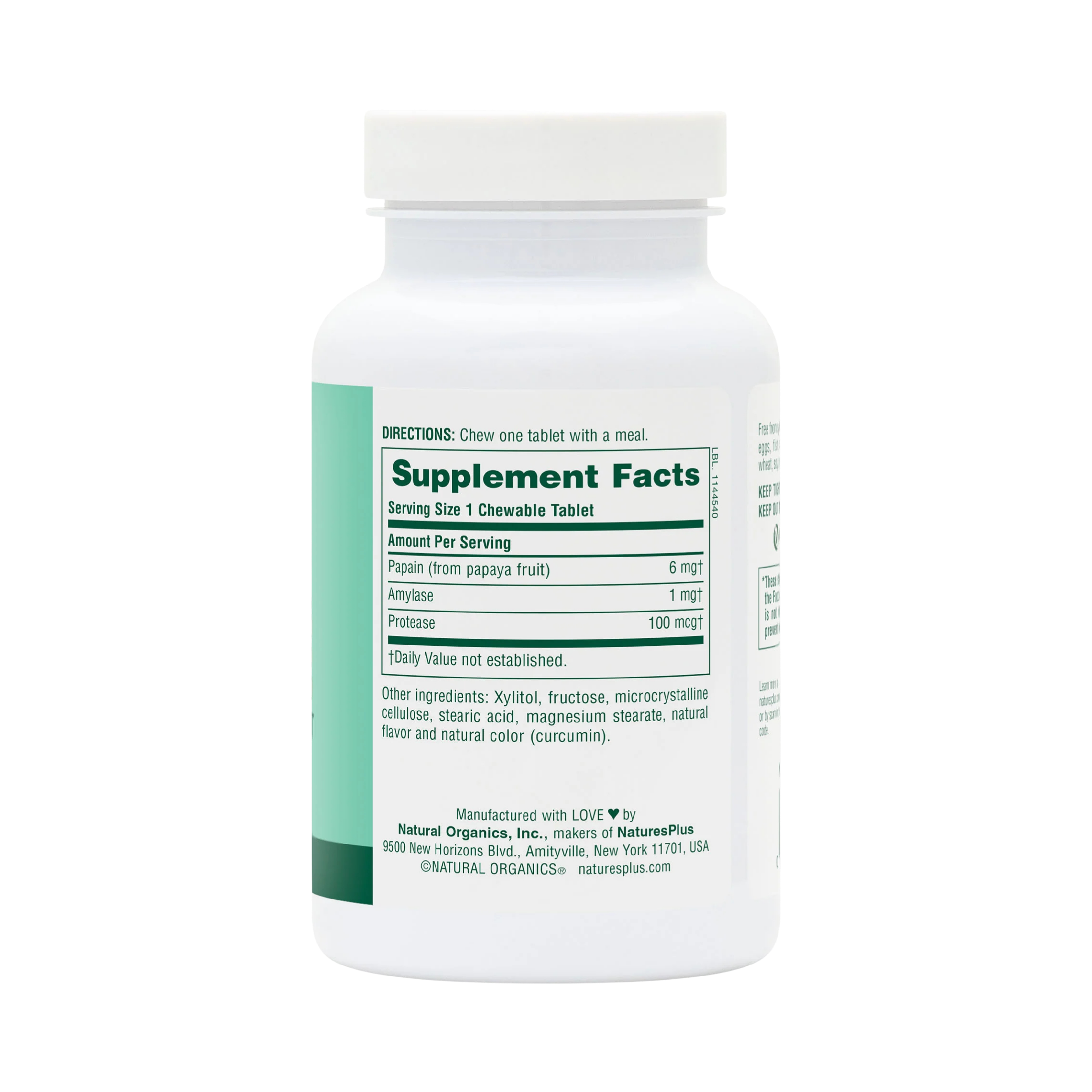 NaturesPlus, Chewable Papaya Enzyme, 360 Tablets