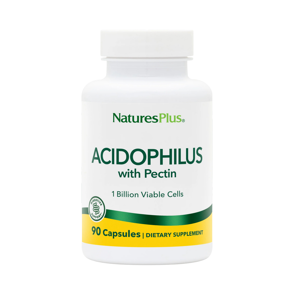NaturesPlus, Acidophilus with Pectin, 90 Capsules