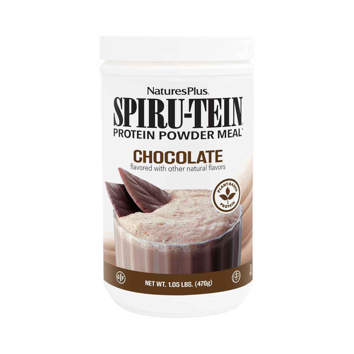 NaturesPlus, Spiru-Tein, Protein Powder Meal, Chocolate, 1.05 Lbs