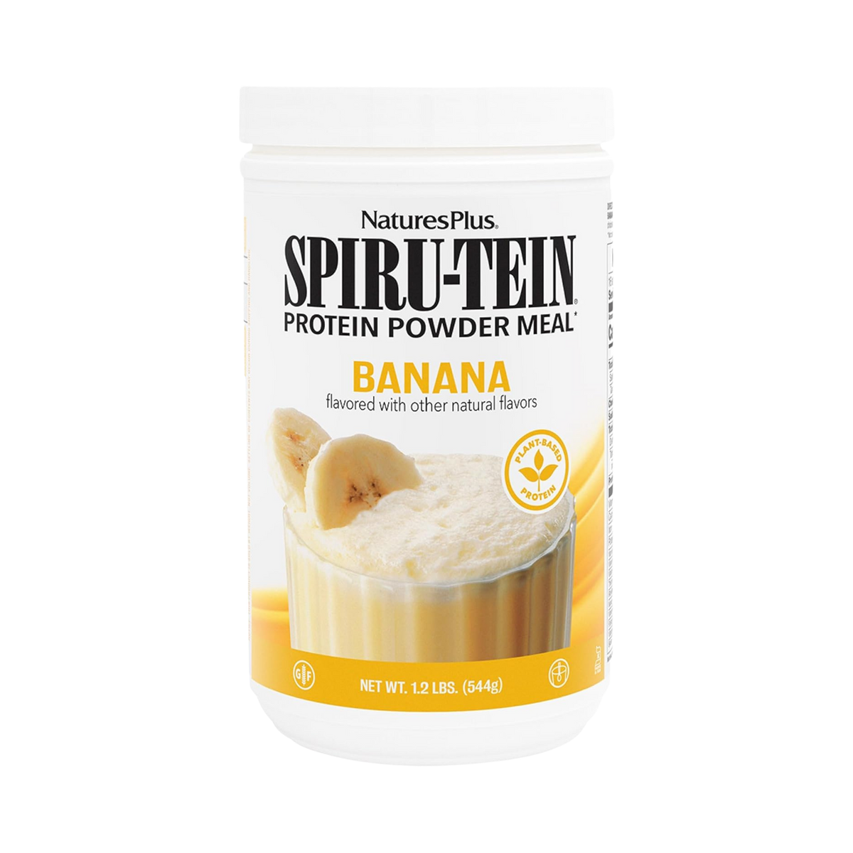 NaturesPlus, Spiru-Tein High-Protein Energy Meal-Banana, 1.2 lbs Powder