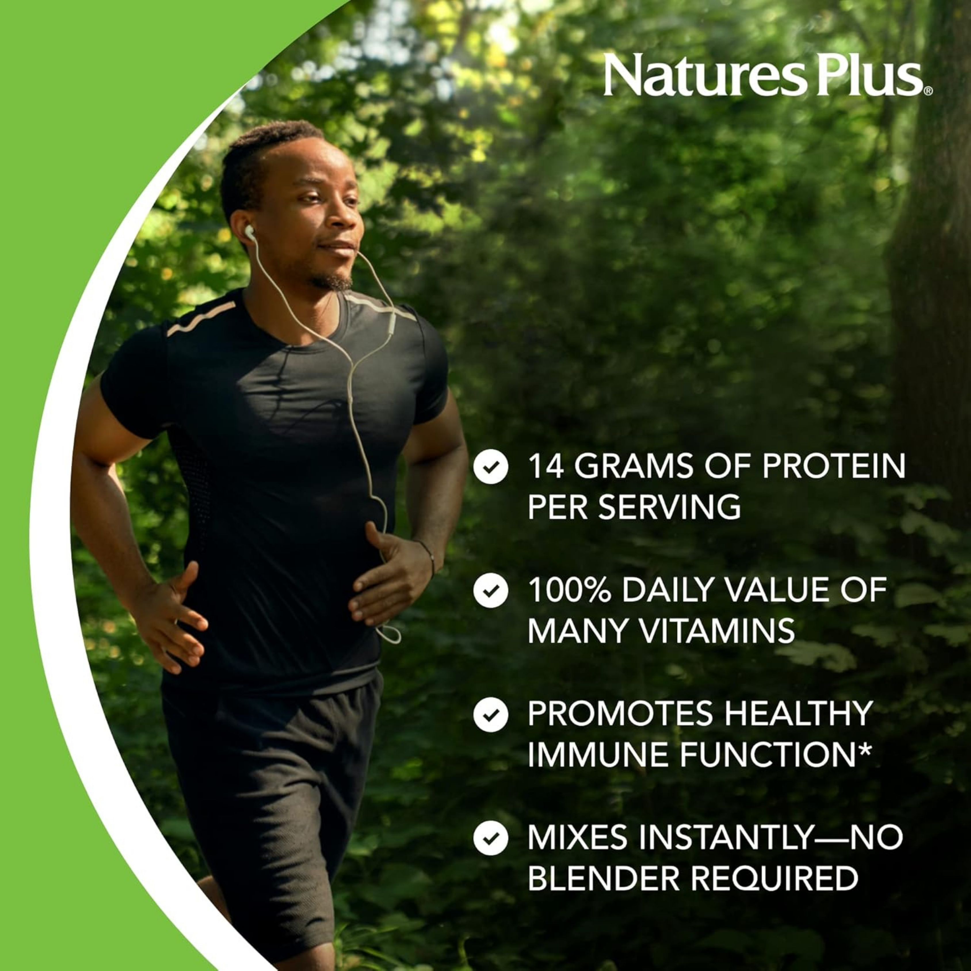 NaturesPlus, SPIRU-TEIN WHEY Shake, Chocolate, 1 Lb