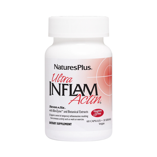 NaturesPlus, Ultra - Natural Supplement with Turmeric, Bromelain, MSM, Boswellia & Ginger, 60 Vegetarian Capsules