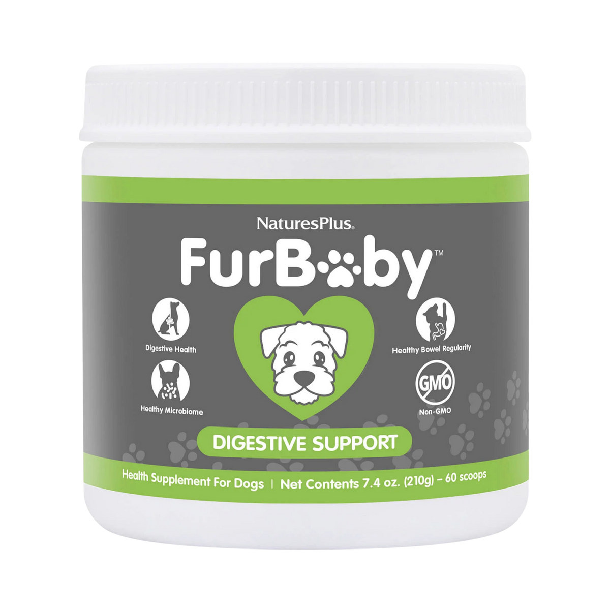 NaturesPlus, FurBaby, Digestive Support for Dogs, 7.4 Oz