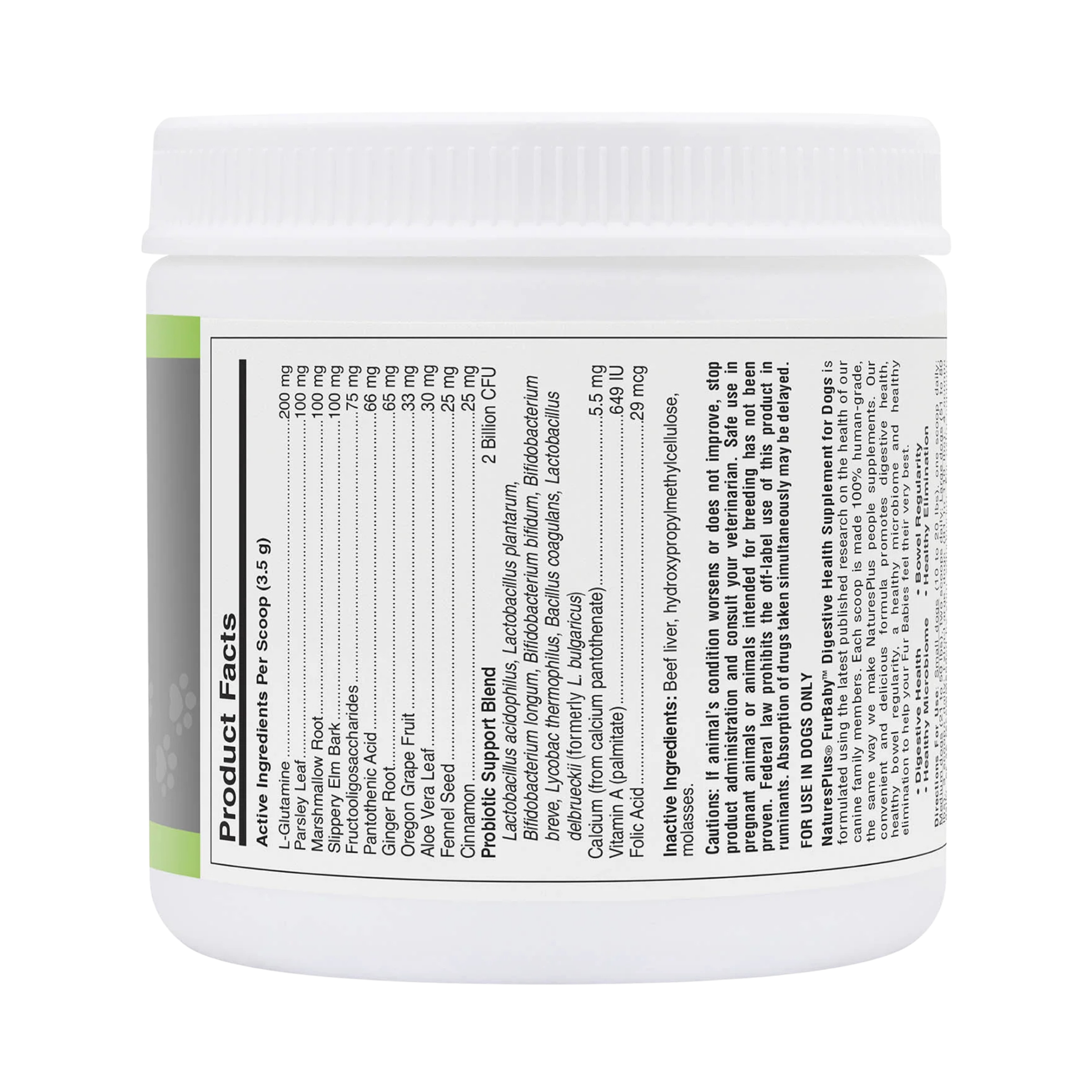 NaturesPlus, FurBaby, Digestive Support for Dogs, 7.4 Oz