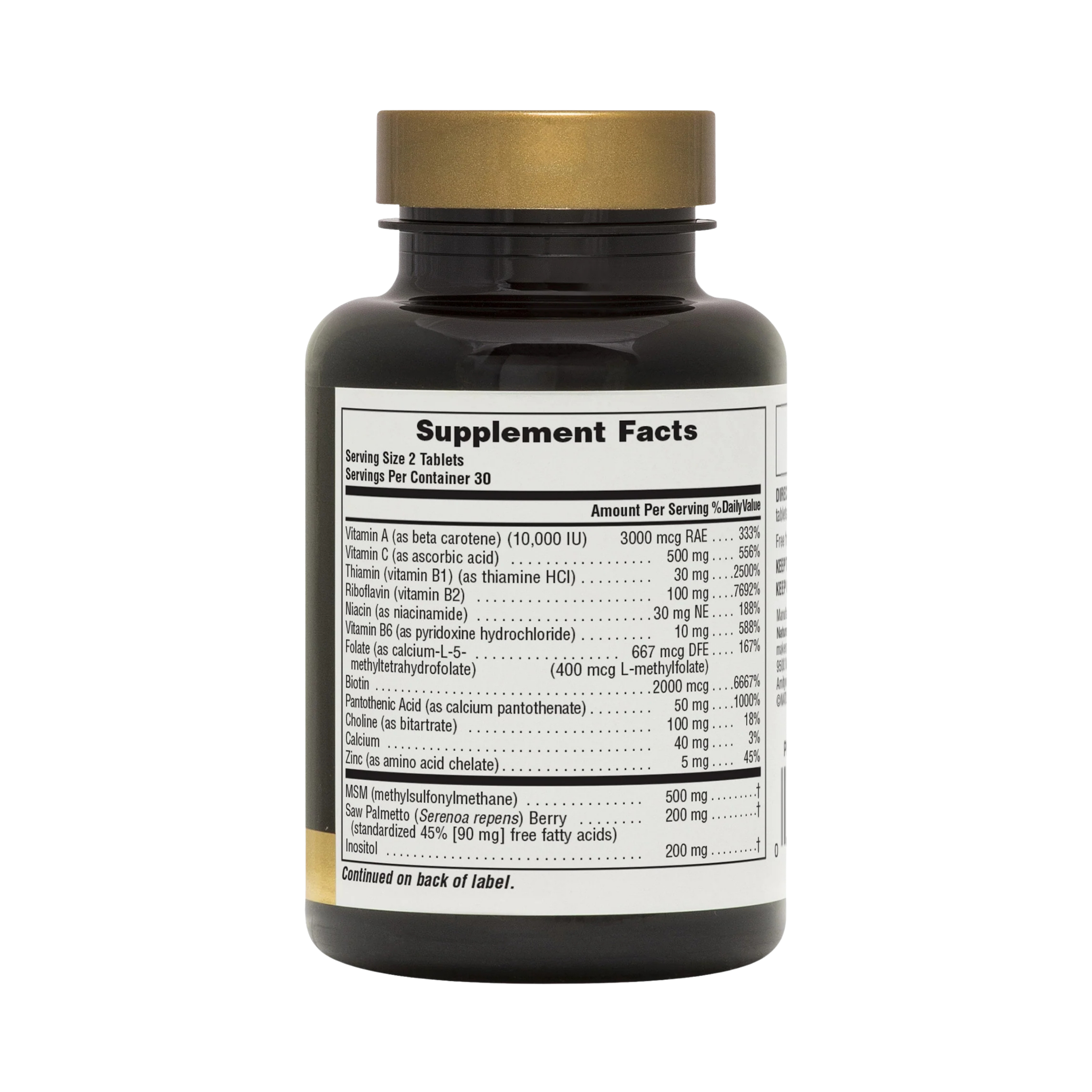 NaturesPlus, Men's Ultra Hair Plus, With MSM and Select Botanical Extracts, 60 Tablets