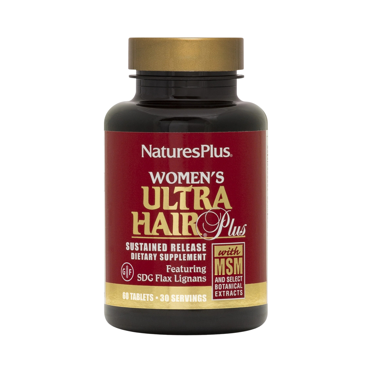 NaturesPlus, Women's Ultra Hair Plus Sustained Release Tablets, 60 Tablets