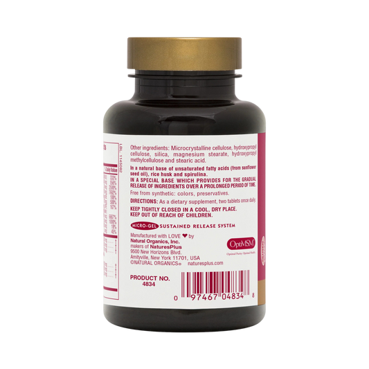 NaturesPlus, Ultra Hair Plus with MSM, For Men and Women, 60 Tablets