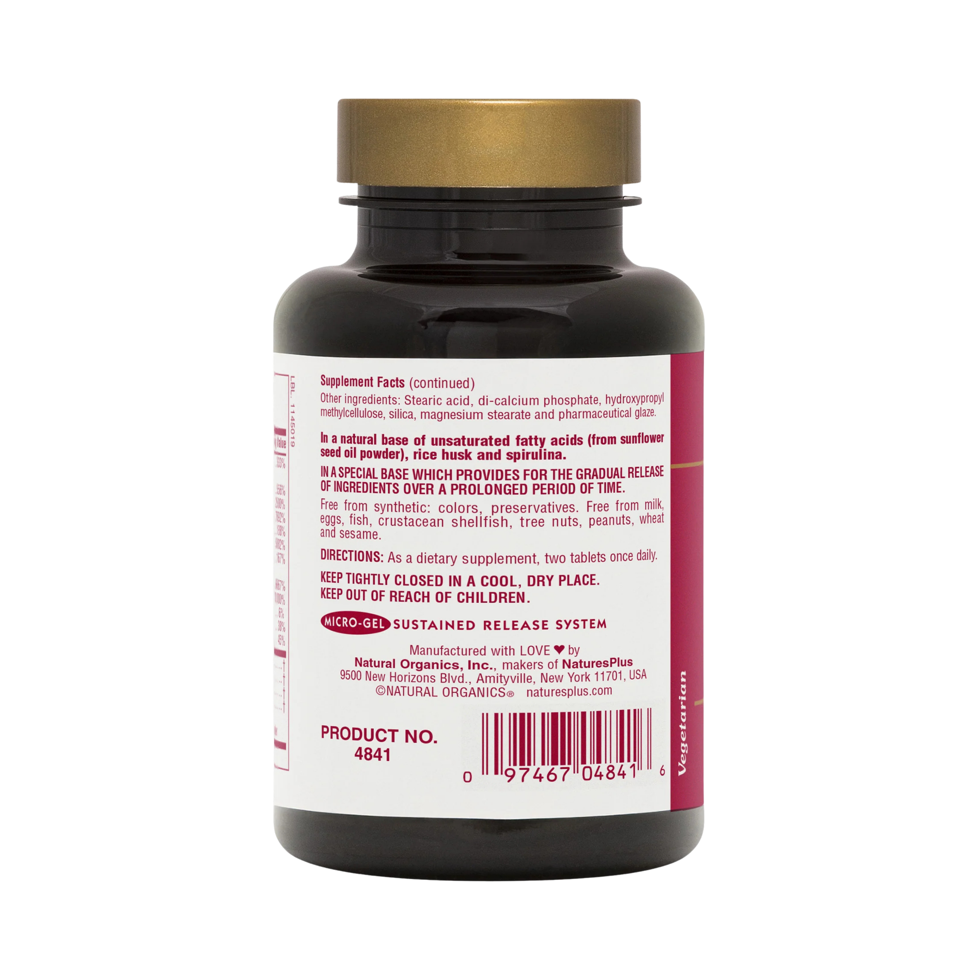 NaturesPlus, Ultra Hair, For Men & Women, 60 Tablets