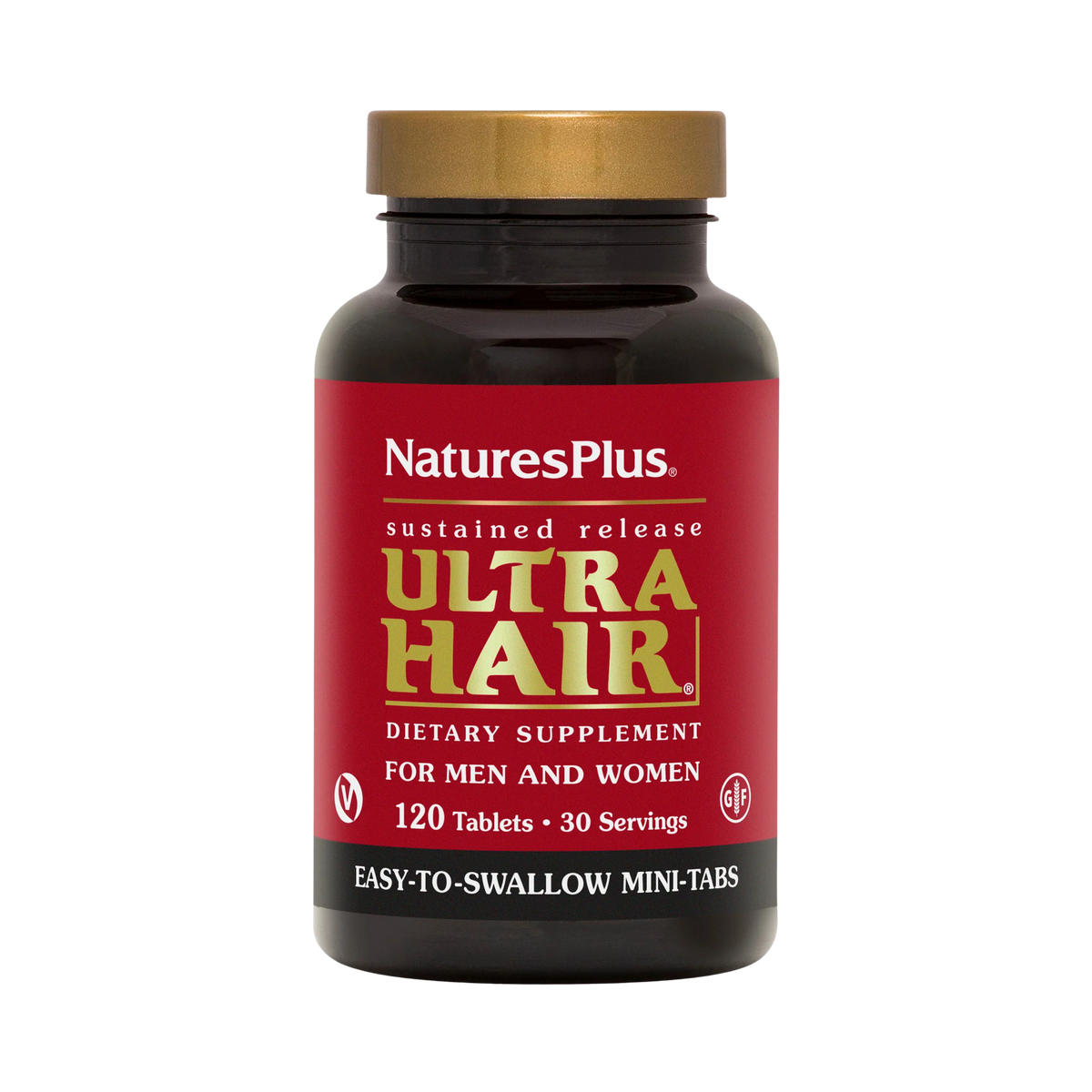 NaturesPlus, Ultra Hair, For Men & Women, 120 Tablets