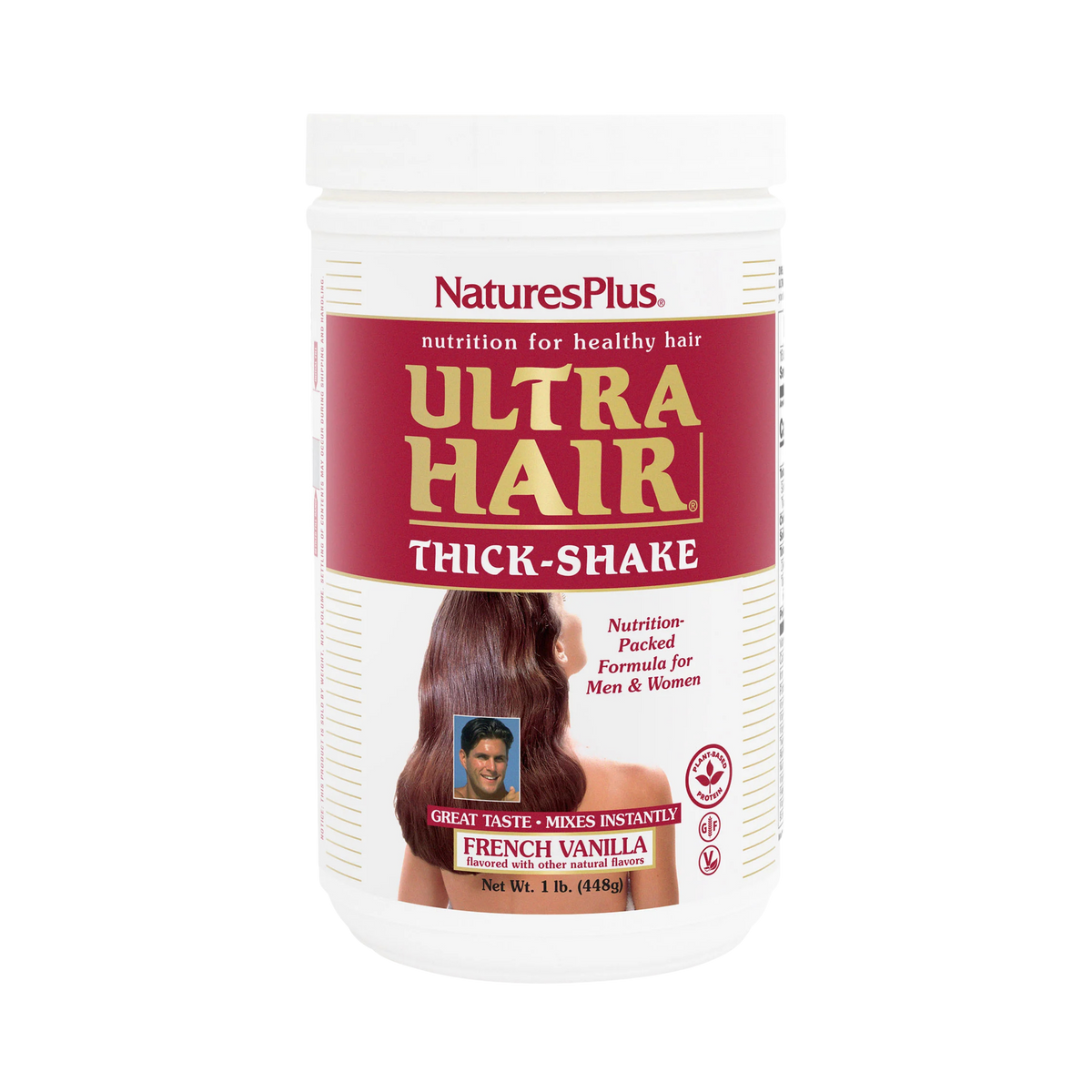 NaturesPlus, Ultra Hair Thick Shake, 1 Lb