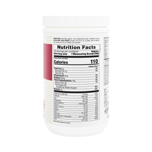 NaturesPlus, Ultra Hair Thick Shake, 1 Lb