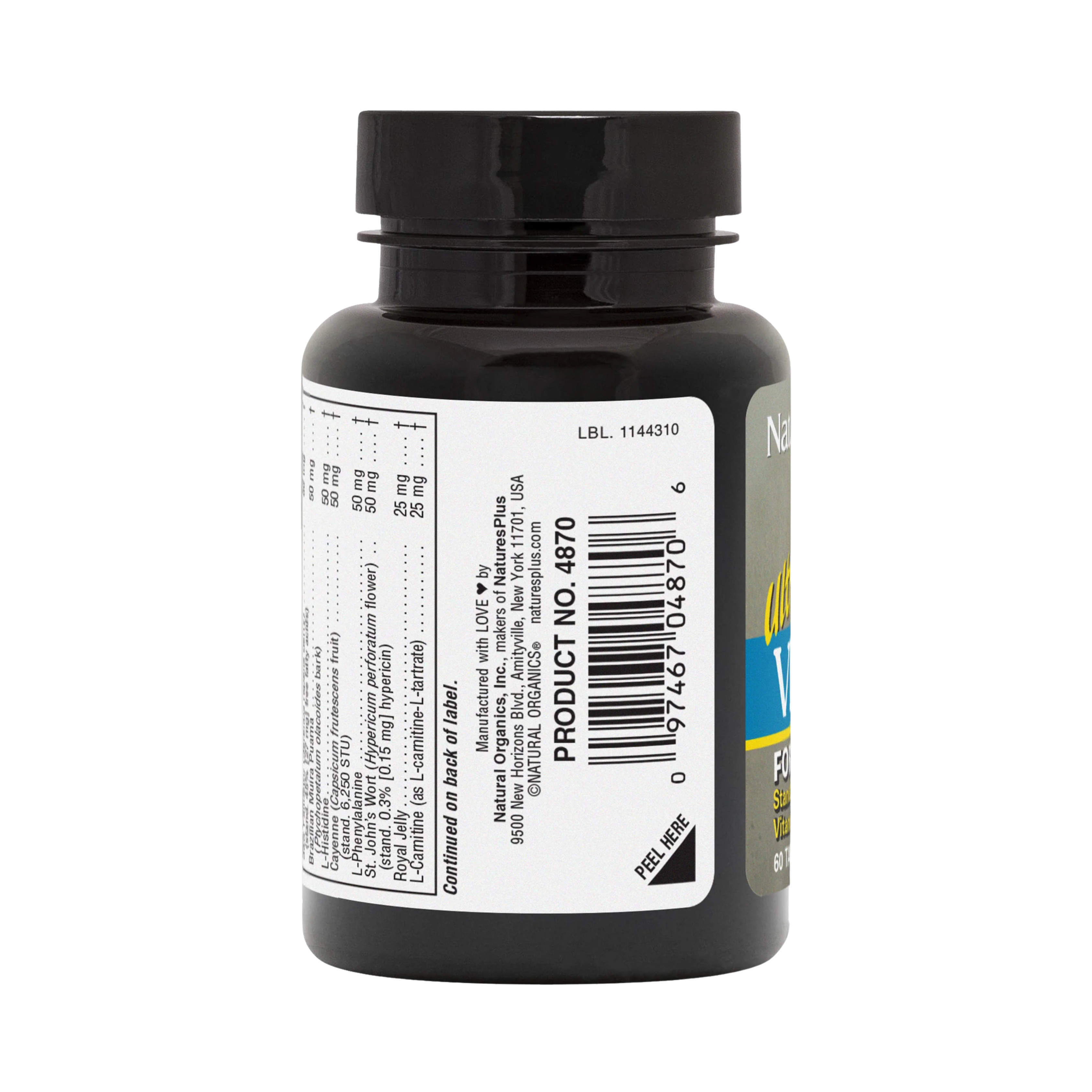 NaturesPlus, Ultra Virile-Actin Tablets, 60 Tablets