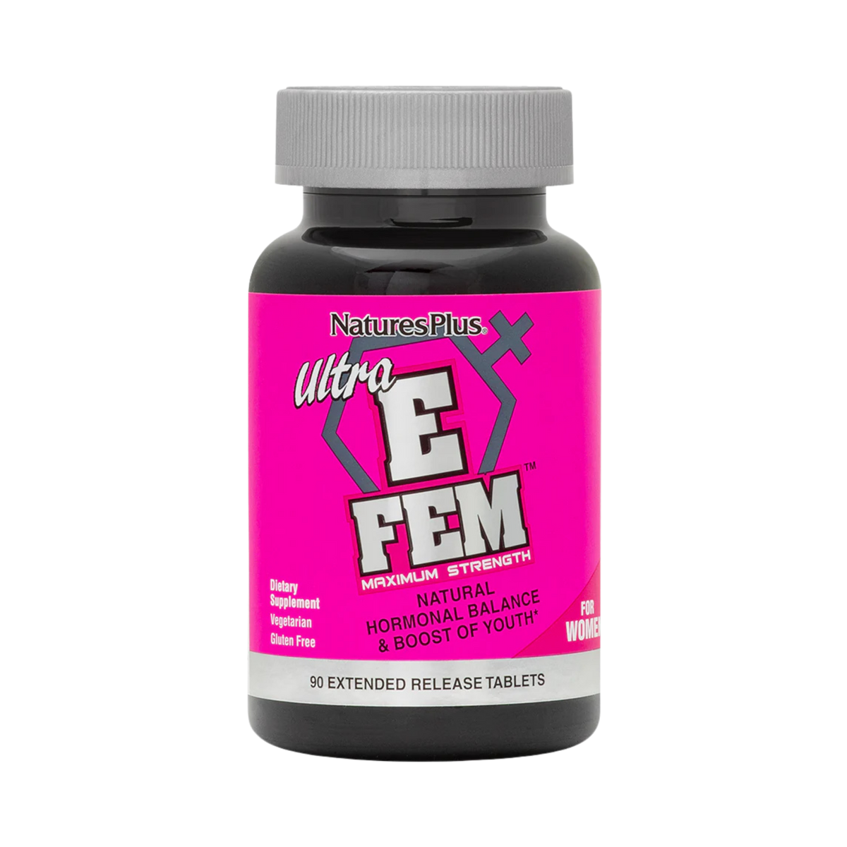 NaturesPlus, Ultra E Fem For Women, Maximum Strength, 90 Extended Release Tablets