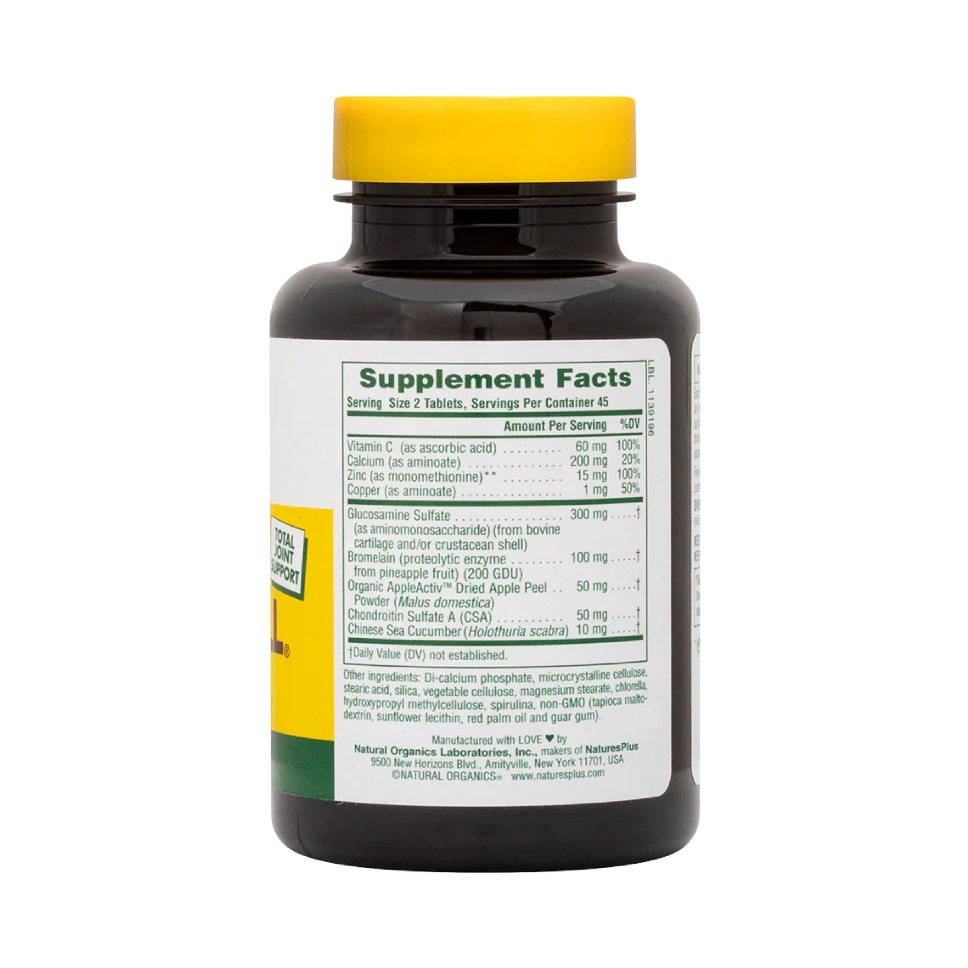 NaturesPlus, Connect-All, 300 Mg Glucosamine Sulfate, 90 Tablets