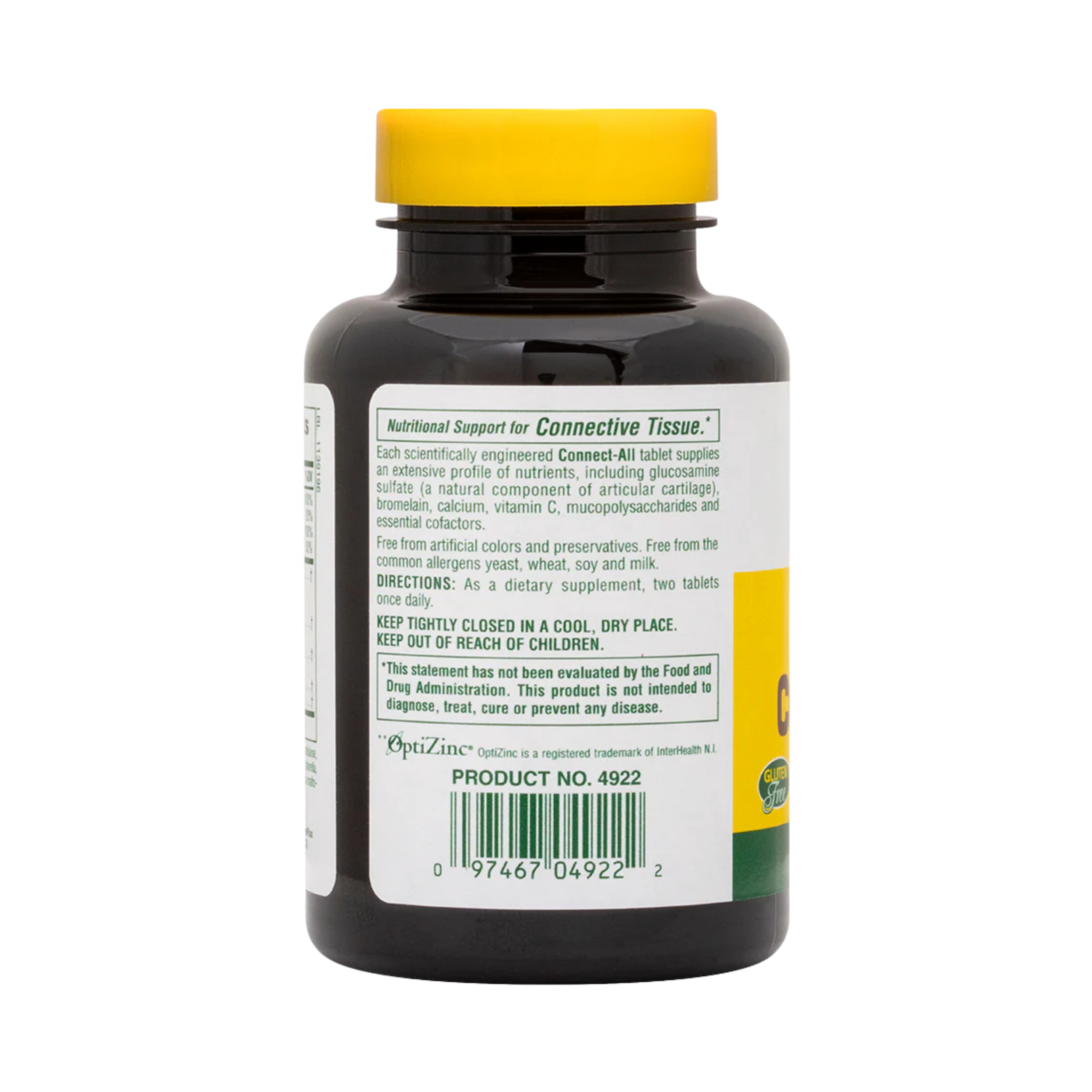 NaturesPlus, Connect-All, 300 Mg Glucosamine Sulfate, 90 Tablets