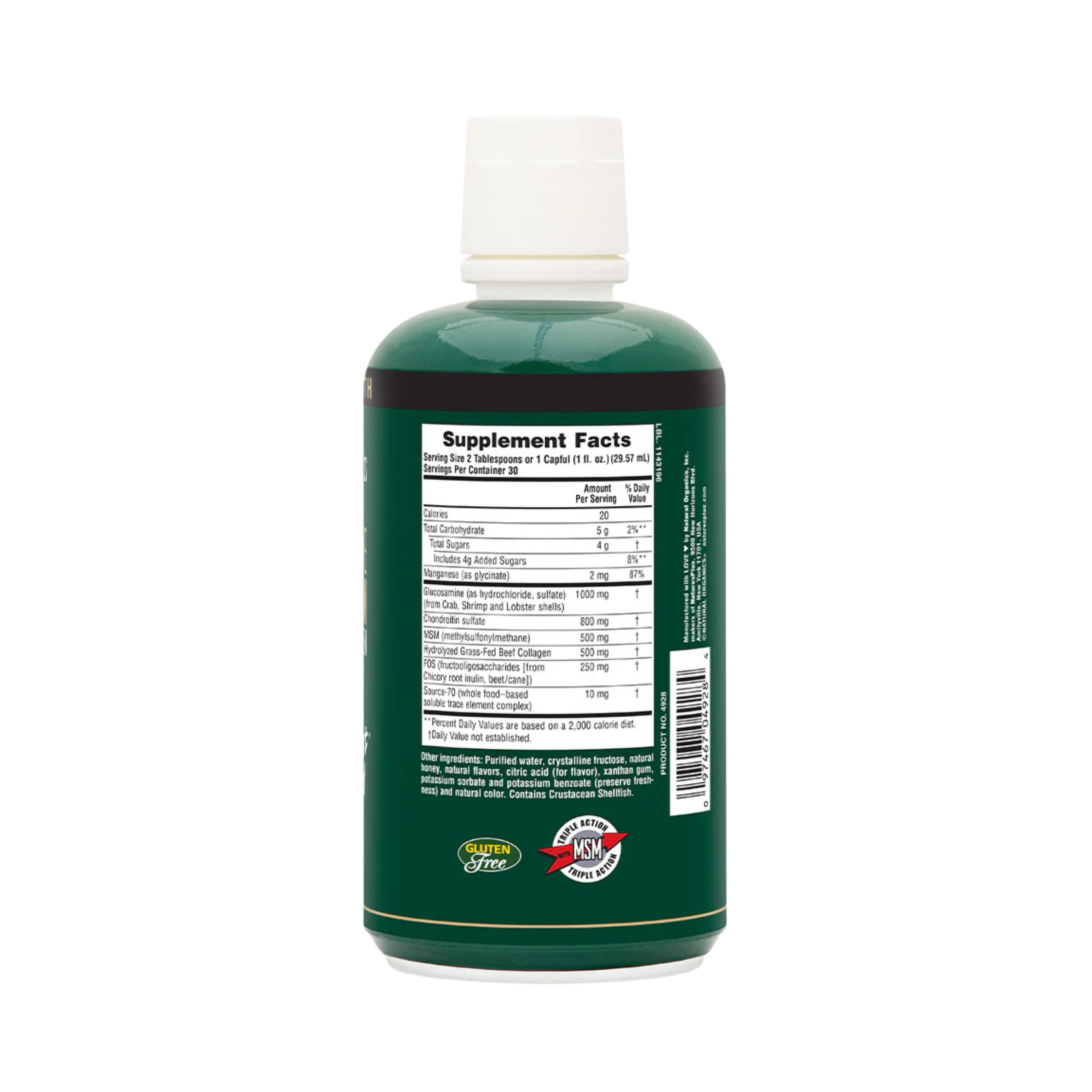 NaturesPlus, Ultra Rx-Joint Liquid, Honey Lemon, 30 Fl Oz