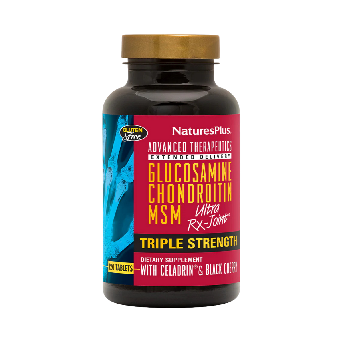 NaturesPlus, Advanced Therapeutics, Glucosamine Chondroitin MSM Ultra Rx-Joint, Triple Strength, 120 Tablets