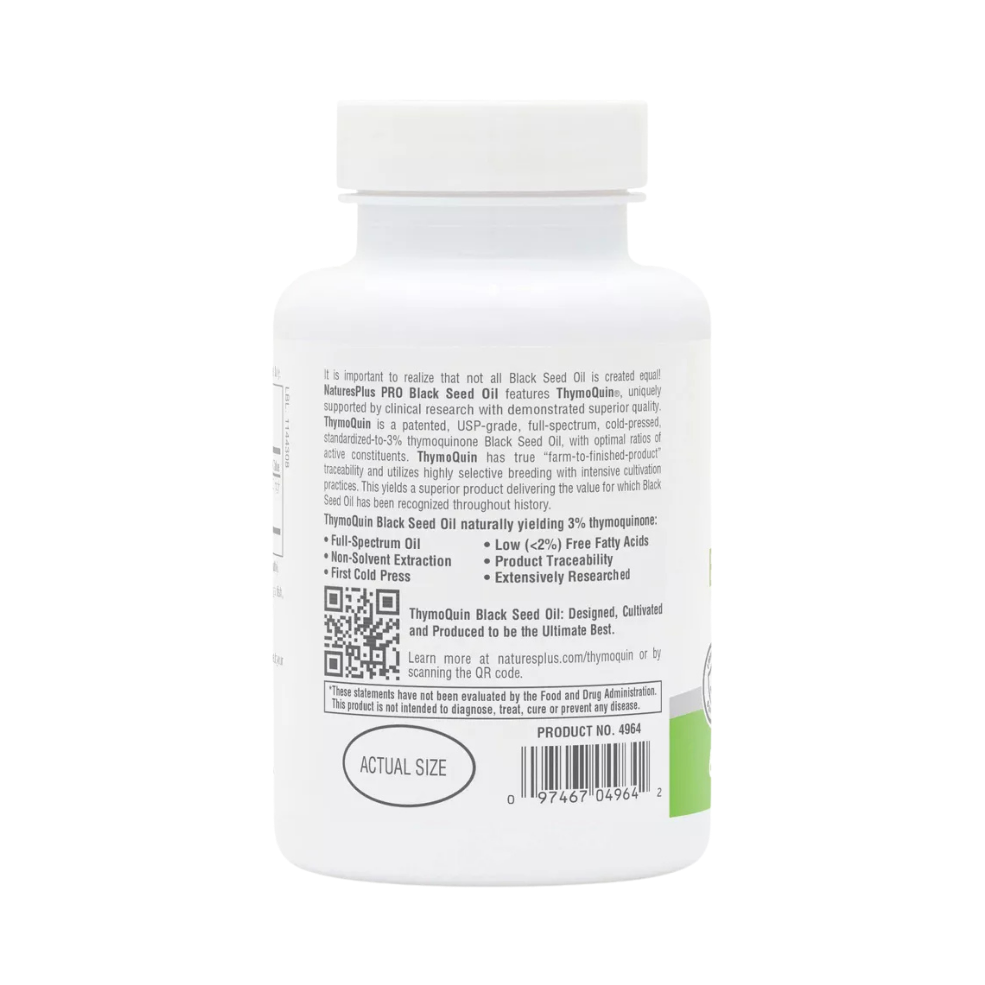 NaturesPlus, Pro ThymoQuin, Black Seed Oil 500, 60 Softgels
