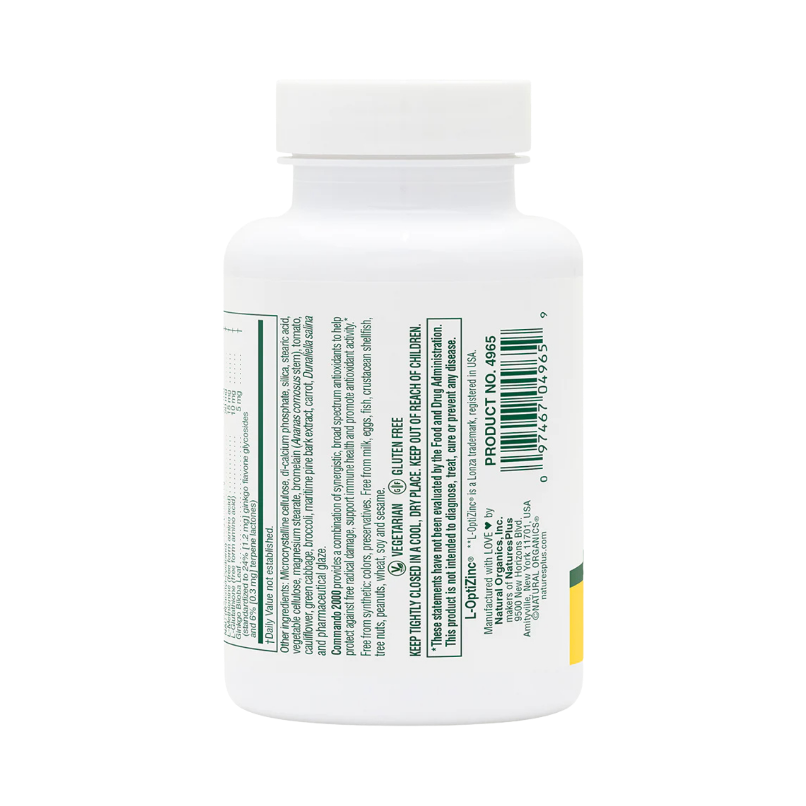 NaturesPlus, Commando 2000, 60 Tablets