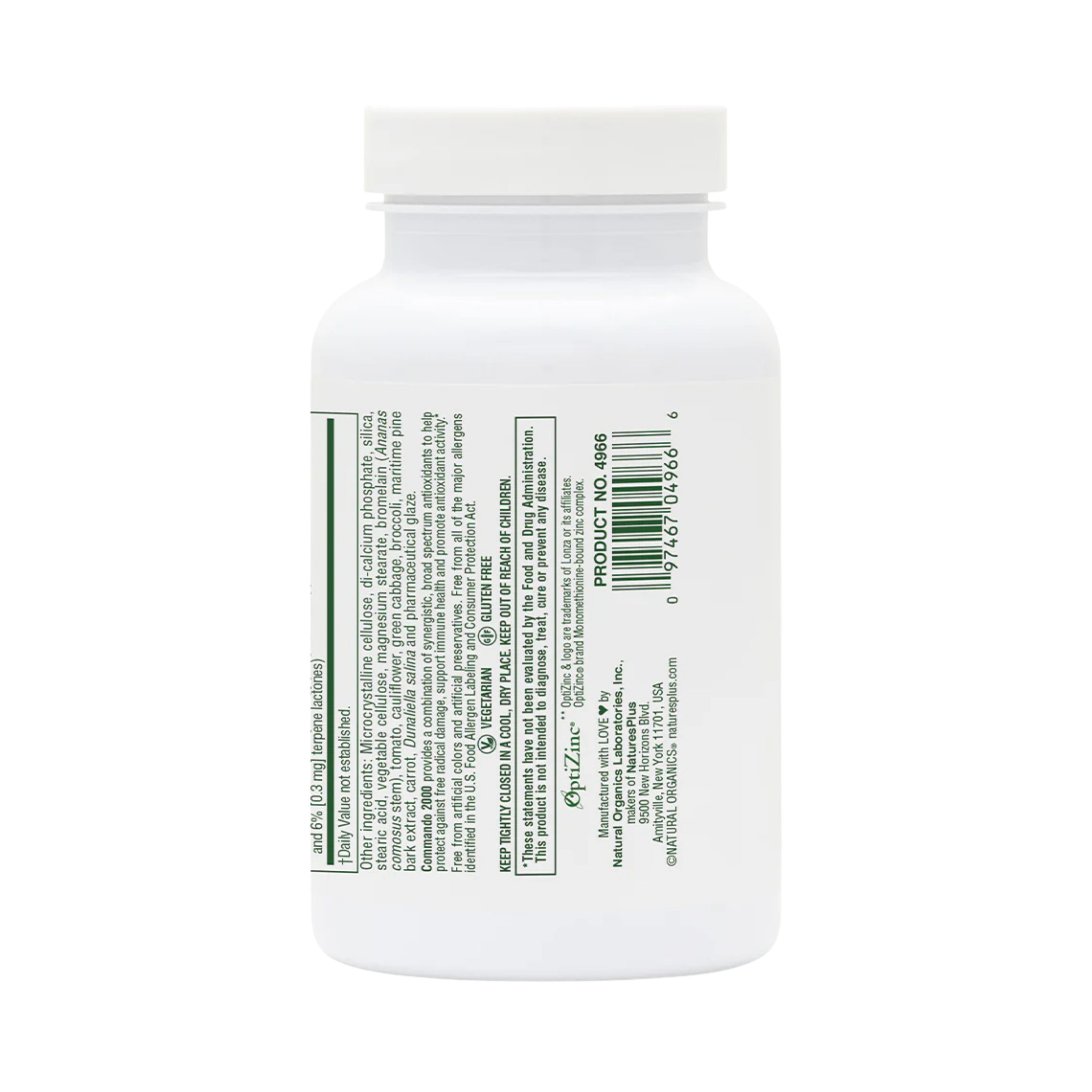 NaturesPlus, Commando 2000, 90 Tablets